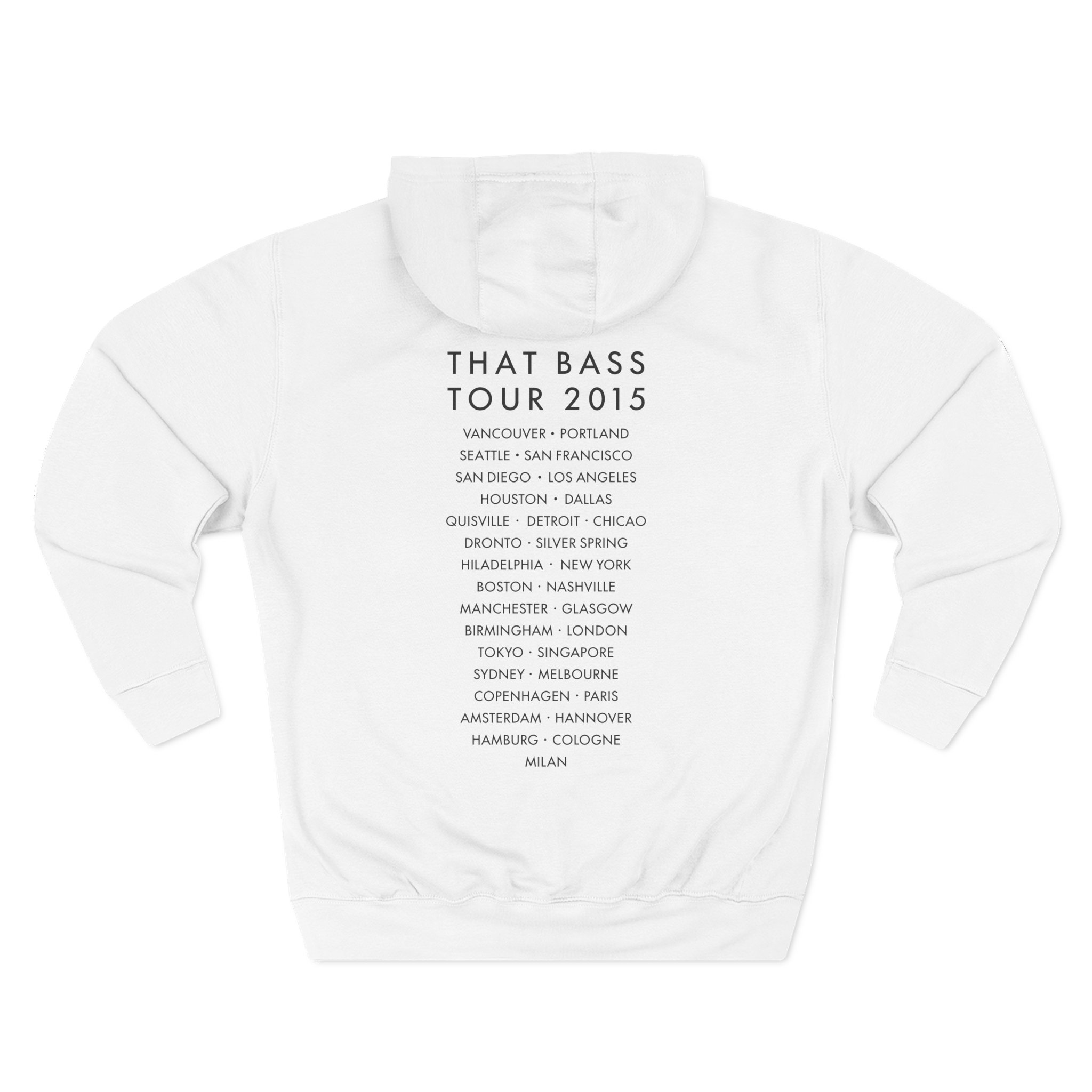 Meghan Trainor Title Pose Turquoise Three-Panel Fleece Hoodie