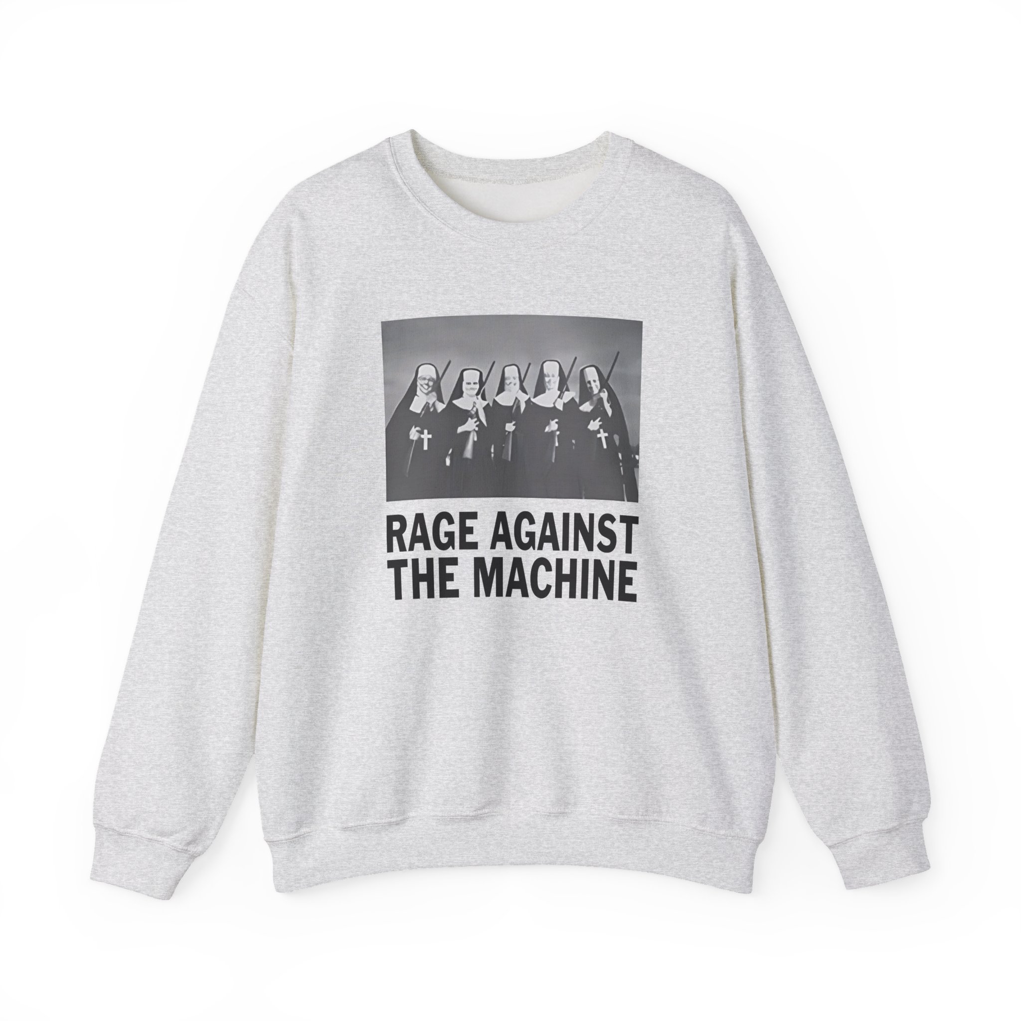Rage Against the Machine Nuns and Guns Unisex Heavy Blendâ„¢ Crewneck Sweatshirt