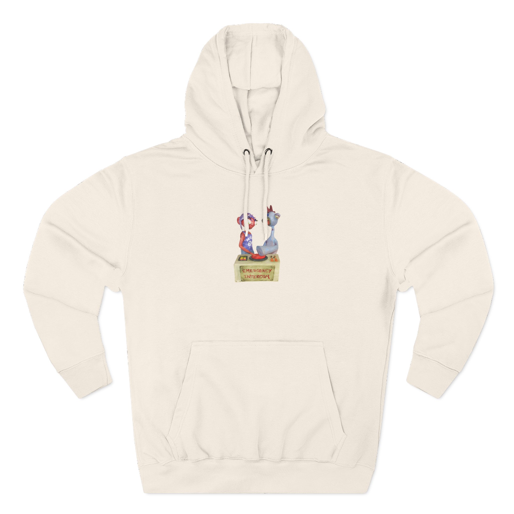 Emergency Intercom Three-Panel Fleece Hoodie
