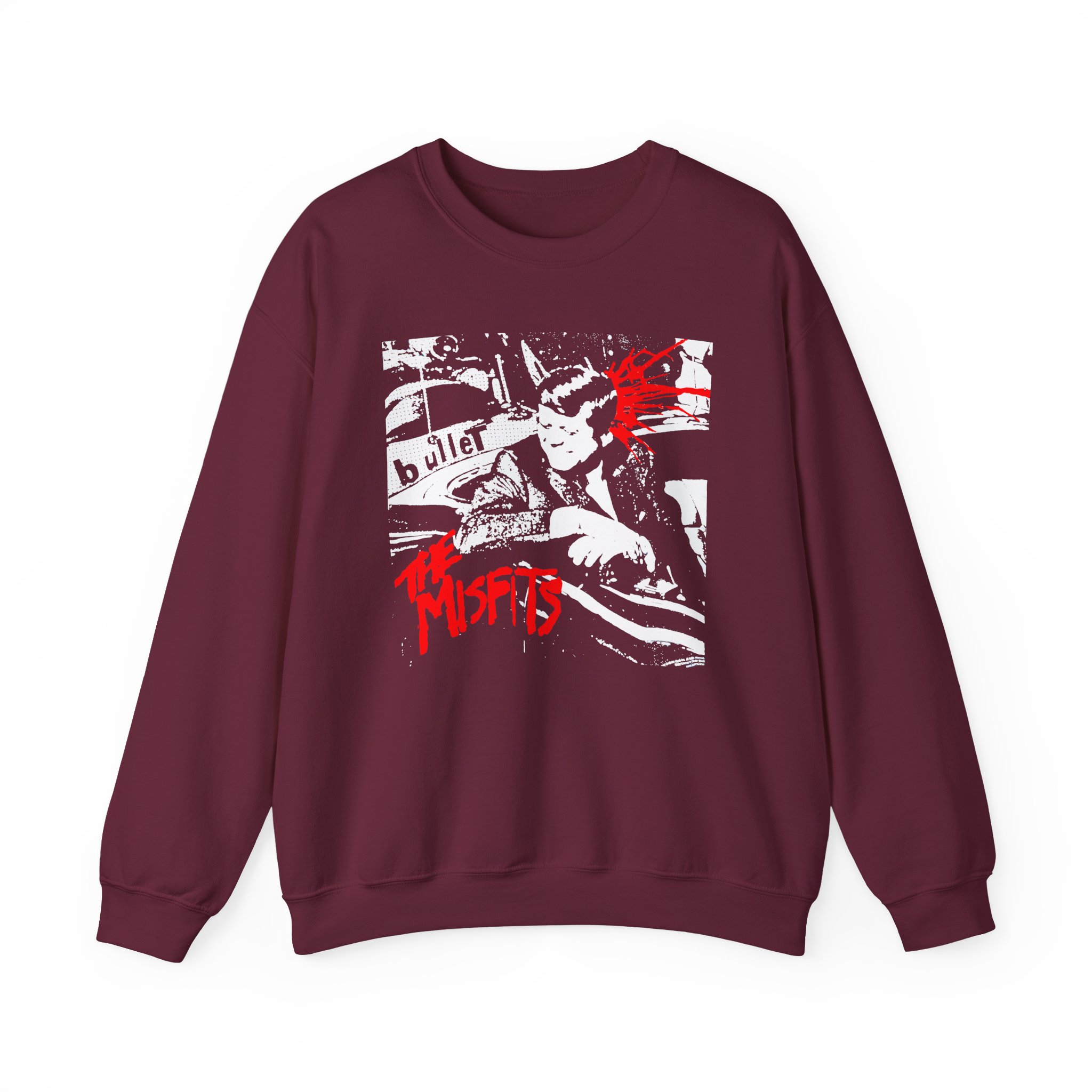 Misfits Bullet Unisex Heavy Blendâ„¢ Crewneck Sweatshirt