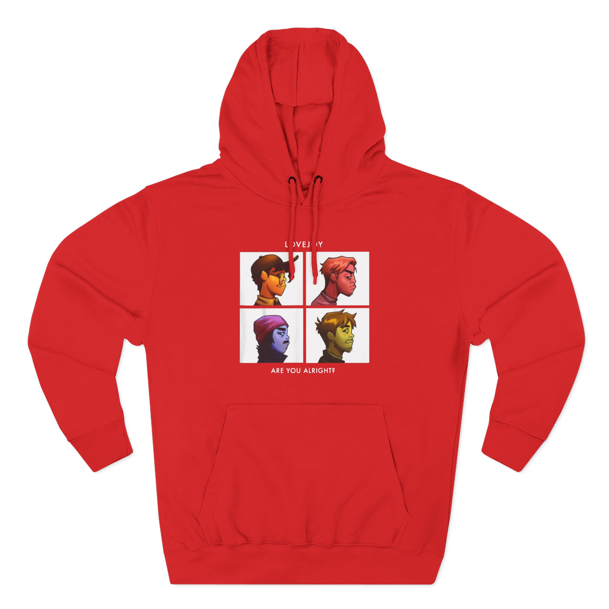 Lovejoy Are You Alright Three-Panel Fleece Hoodie