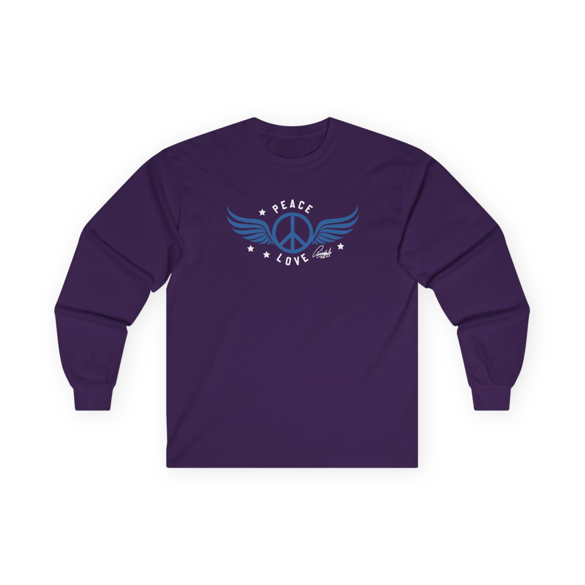 Ringo Starr Peace Love Unisex Ultra Cotton Long Sleeve Tee