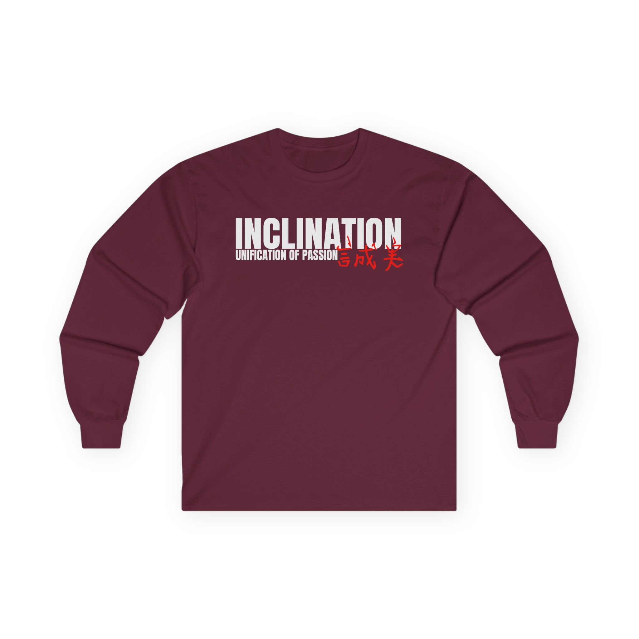 Inclination Straight Edge Unisex Ultra Cotton Long Sleeve Tee