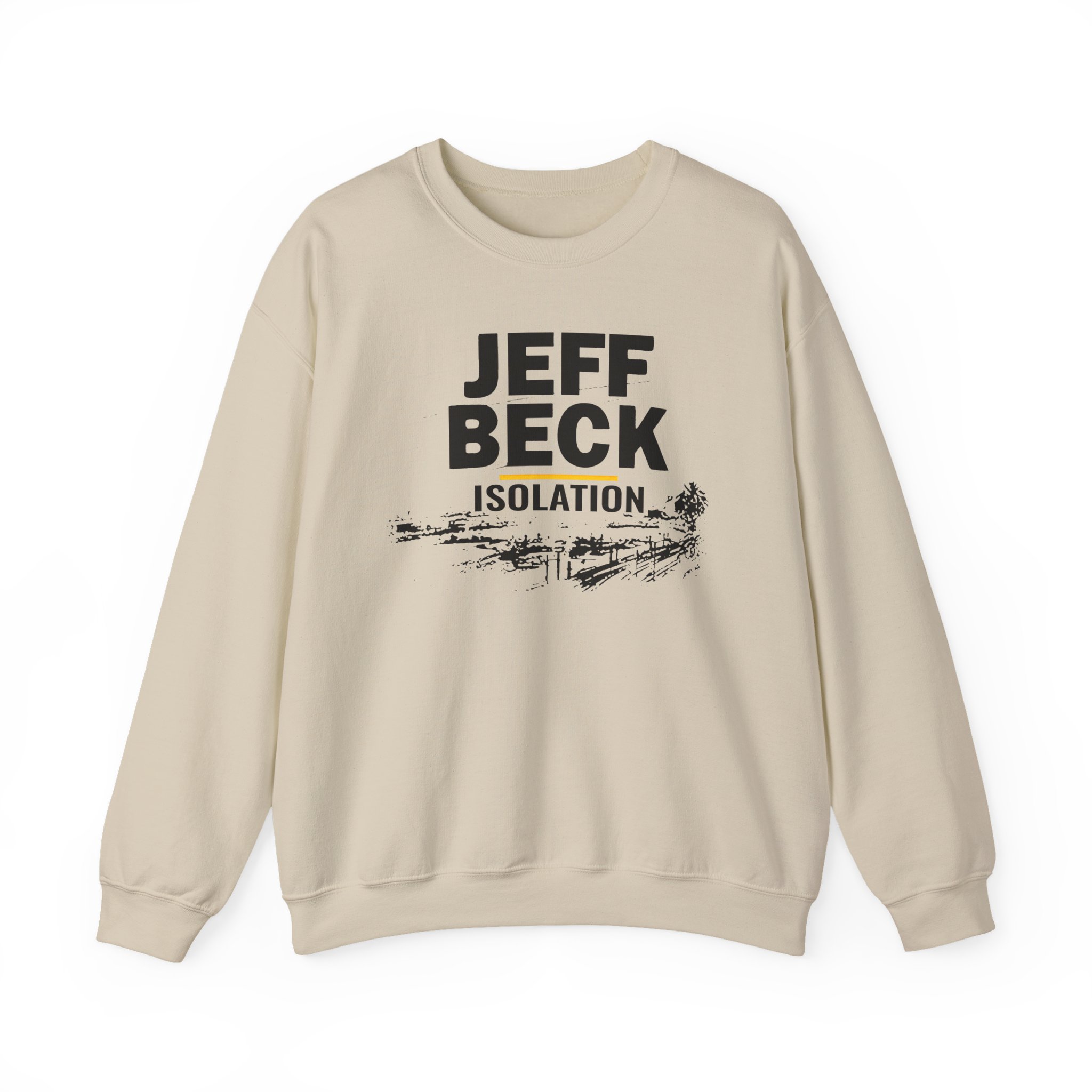 Jeff Beck Isolation Unisex Heavy Blendâ„¢ Crewneck Sweatshirt