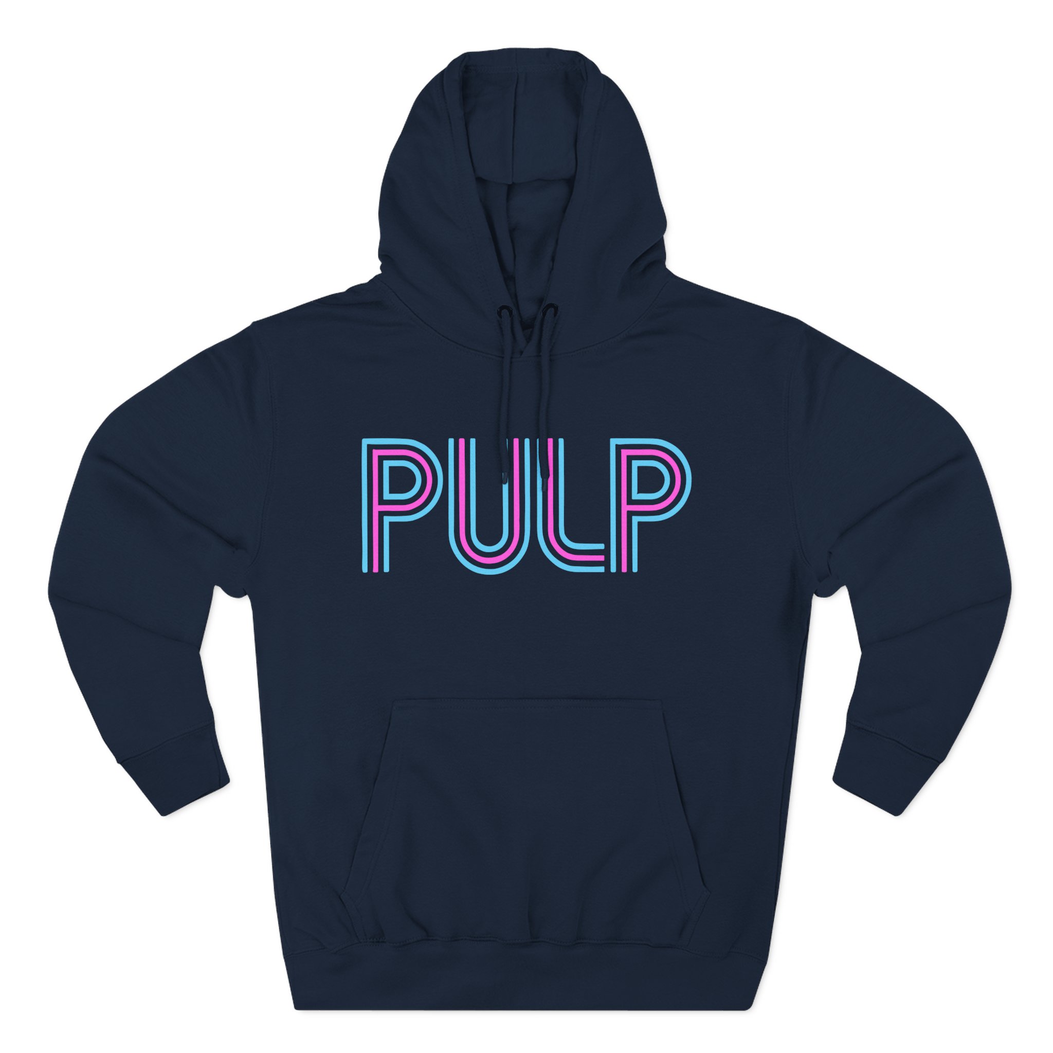 Pulp Logo Three-Panel Fleece Hoodie