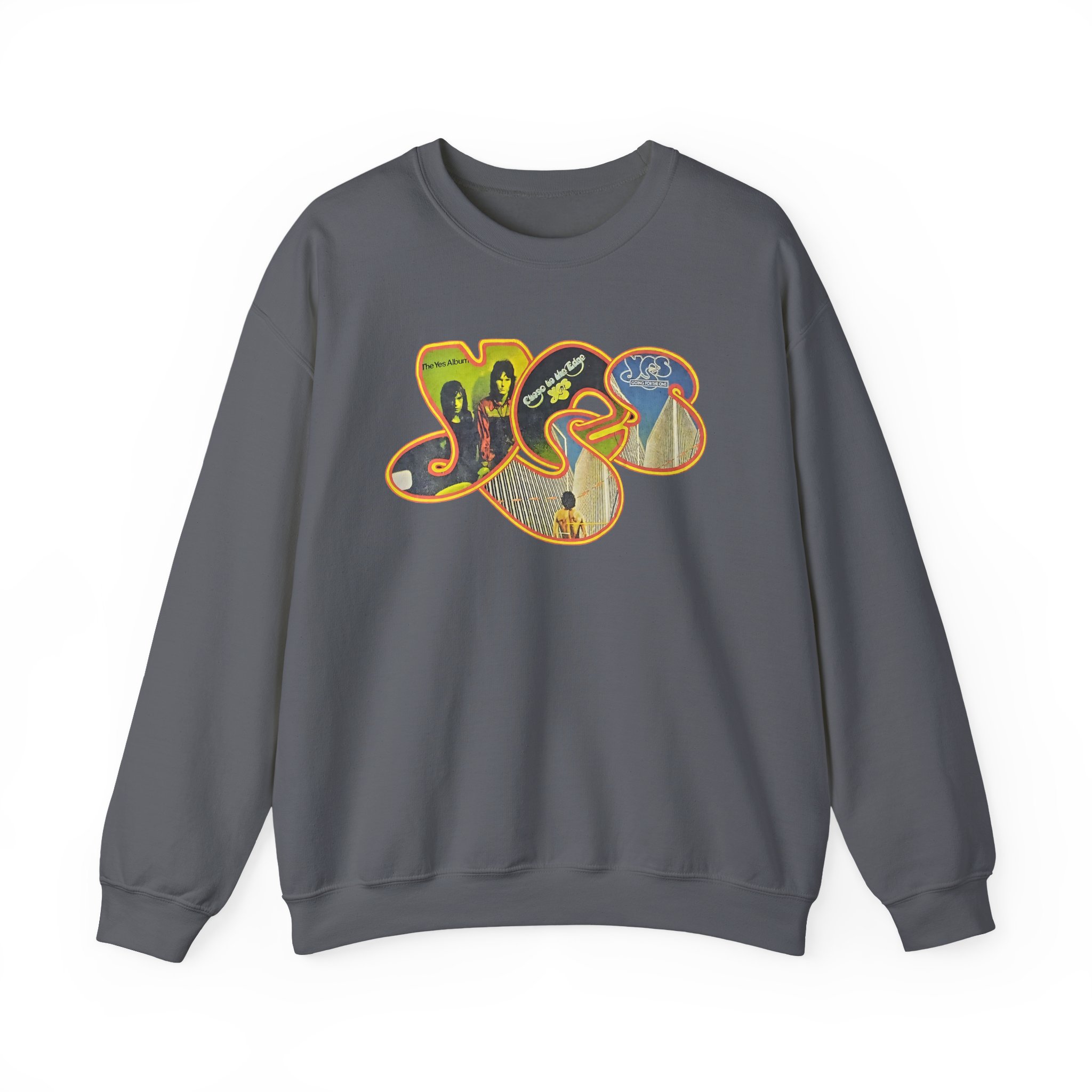 Yes Album Close to the Edge Going For the One Unisex Heavy Blendâ„¢ Crewneck Sweatshirt