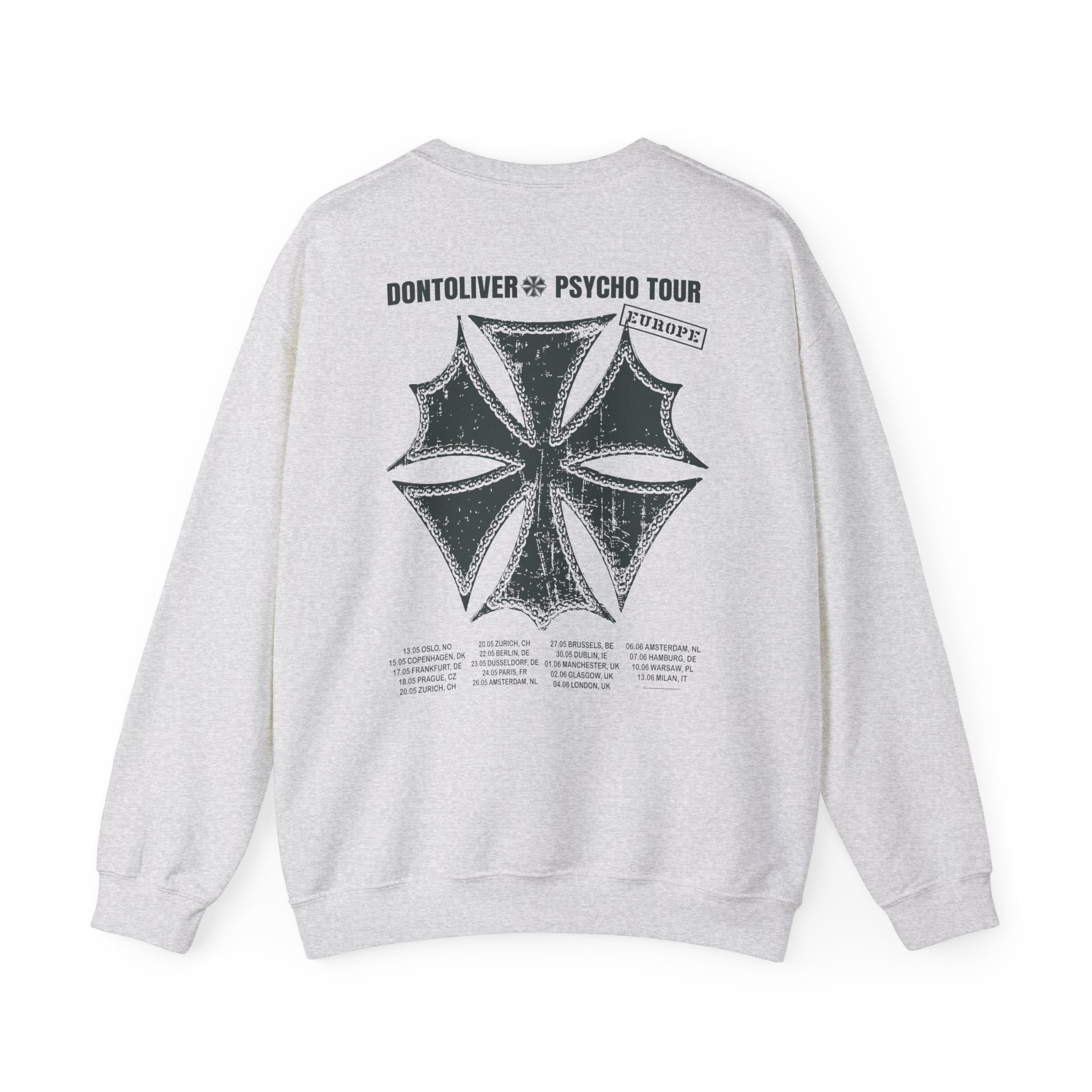Don Toliver Psycho Tour Emblem Unisex Heavy Blendâ„¢ Crewneck Sweatshirt