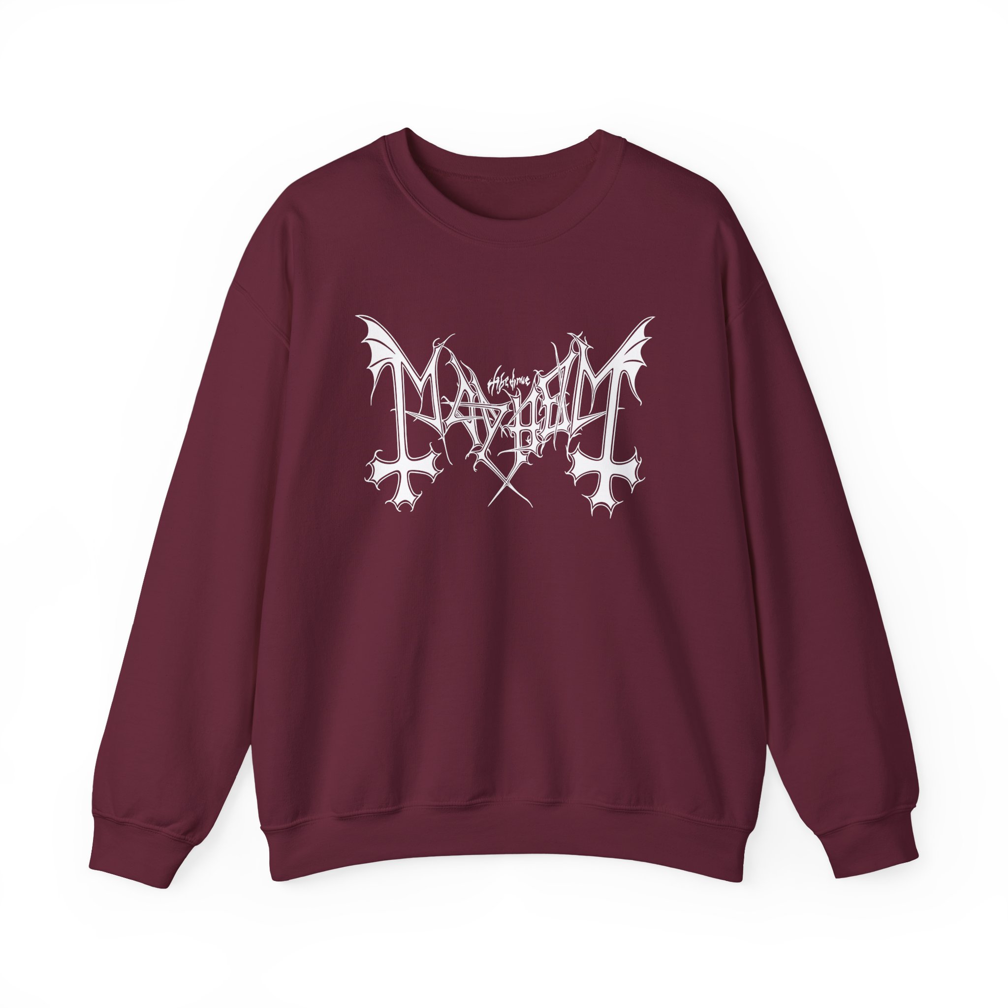 Mayhem Logo Unisex Heavy Blendâ„¢ Crewneck Sweatshirt