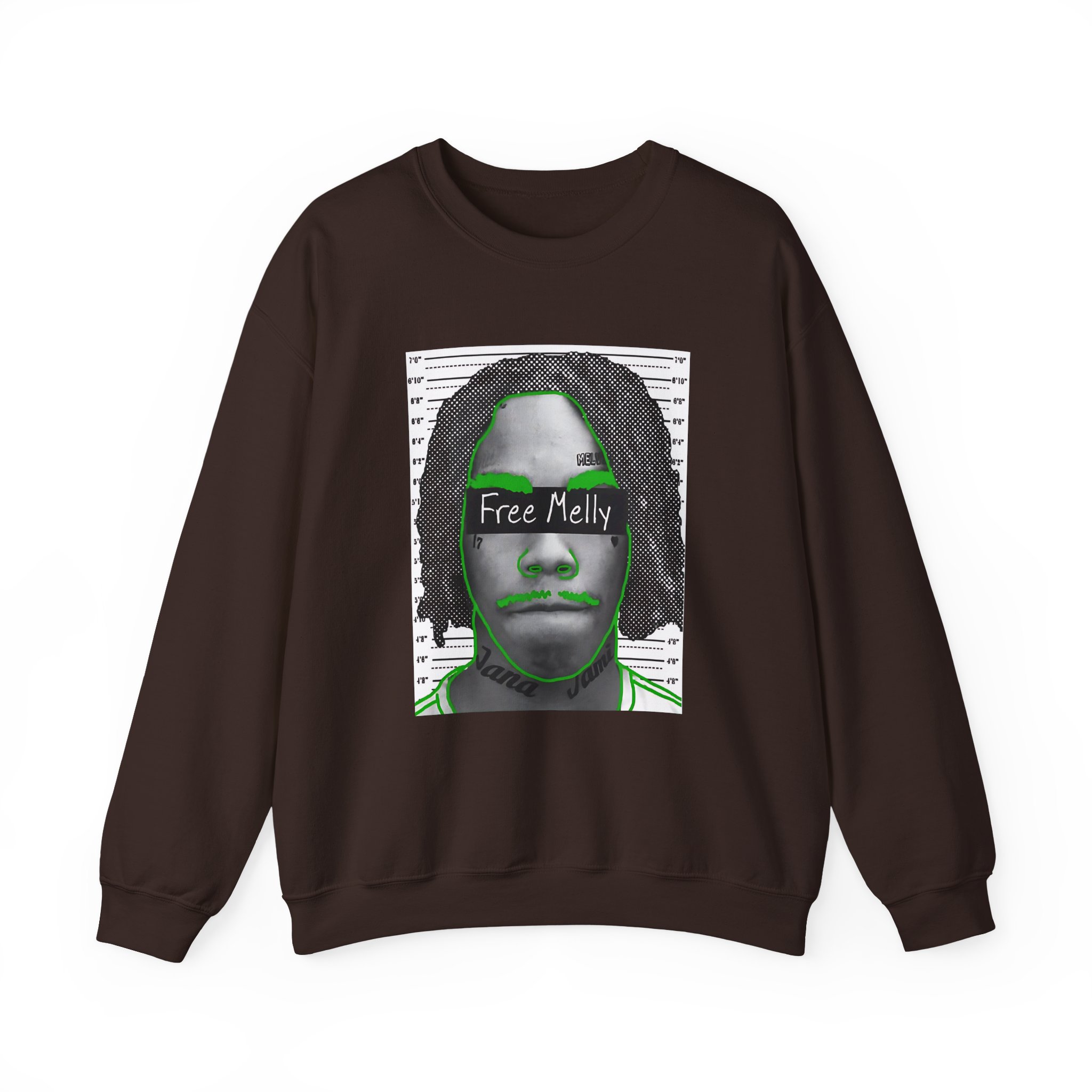 YNW Melly Free Melly Unisex Heavy Blendâ„¢ Crewneck Sweatshirt