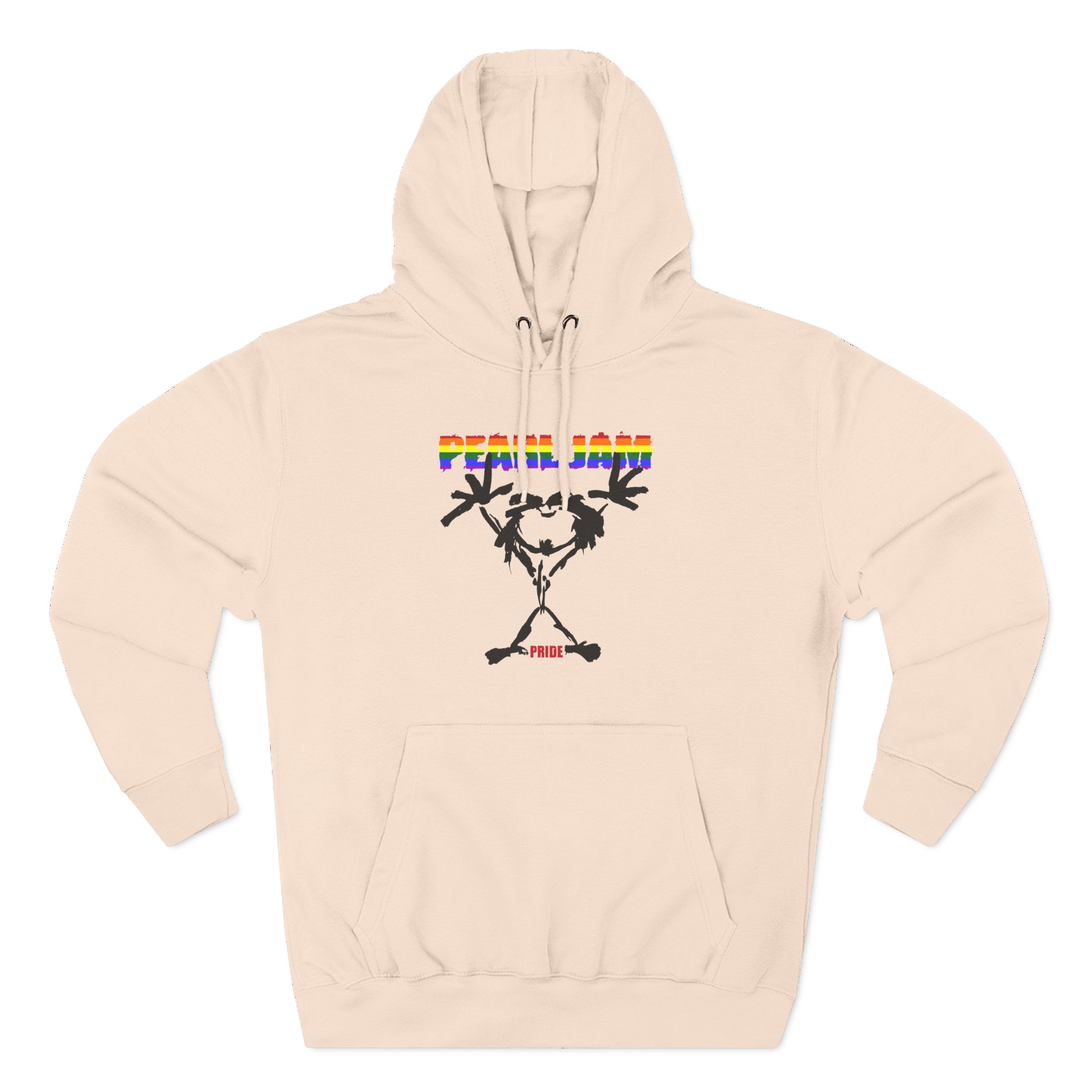 Pearl Jam Pride Stickman Three-Panel Fleece Hoodie