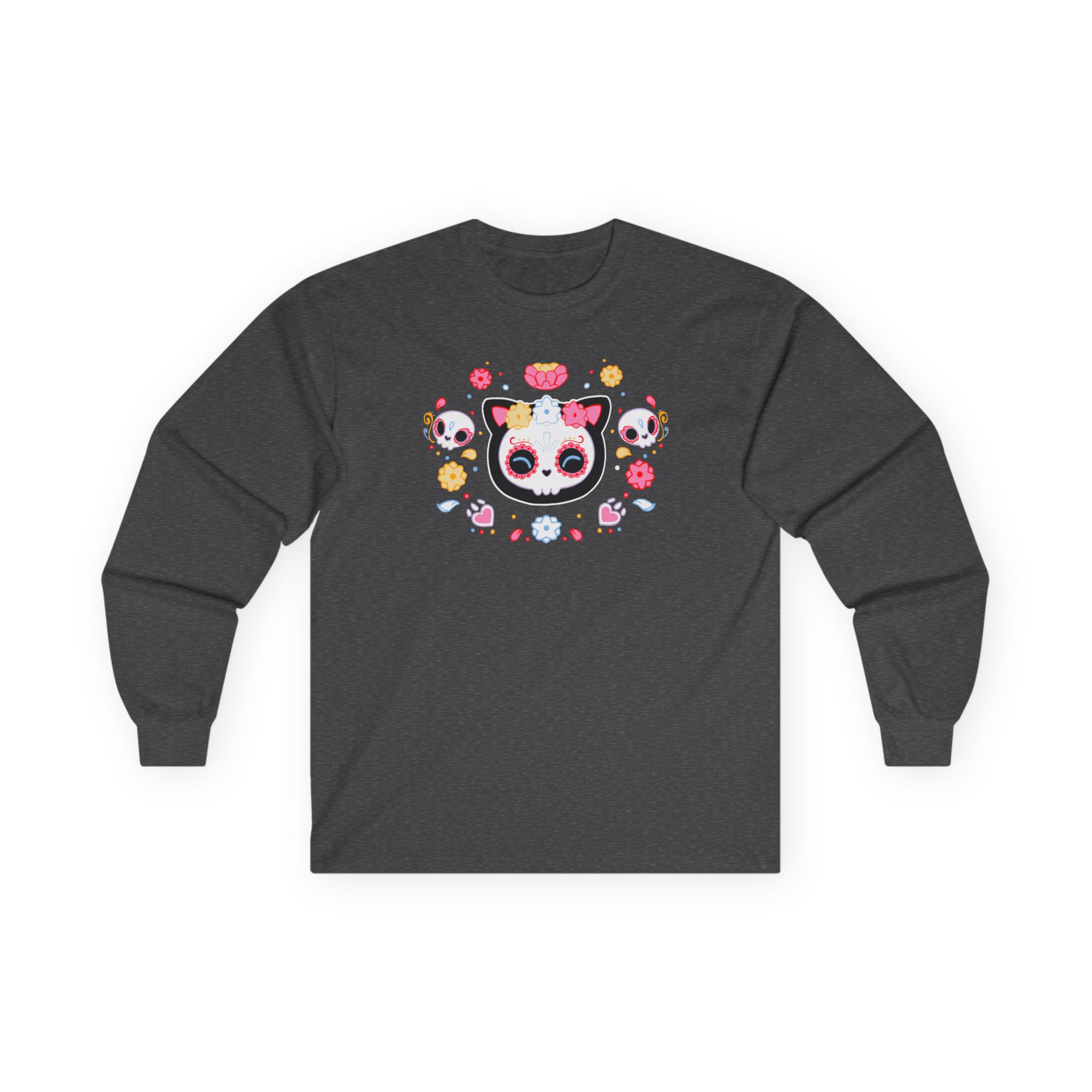 Aphmau Sugar Skull Cat Unisex Ultra Cotton Long Sleeve Tee