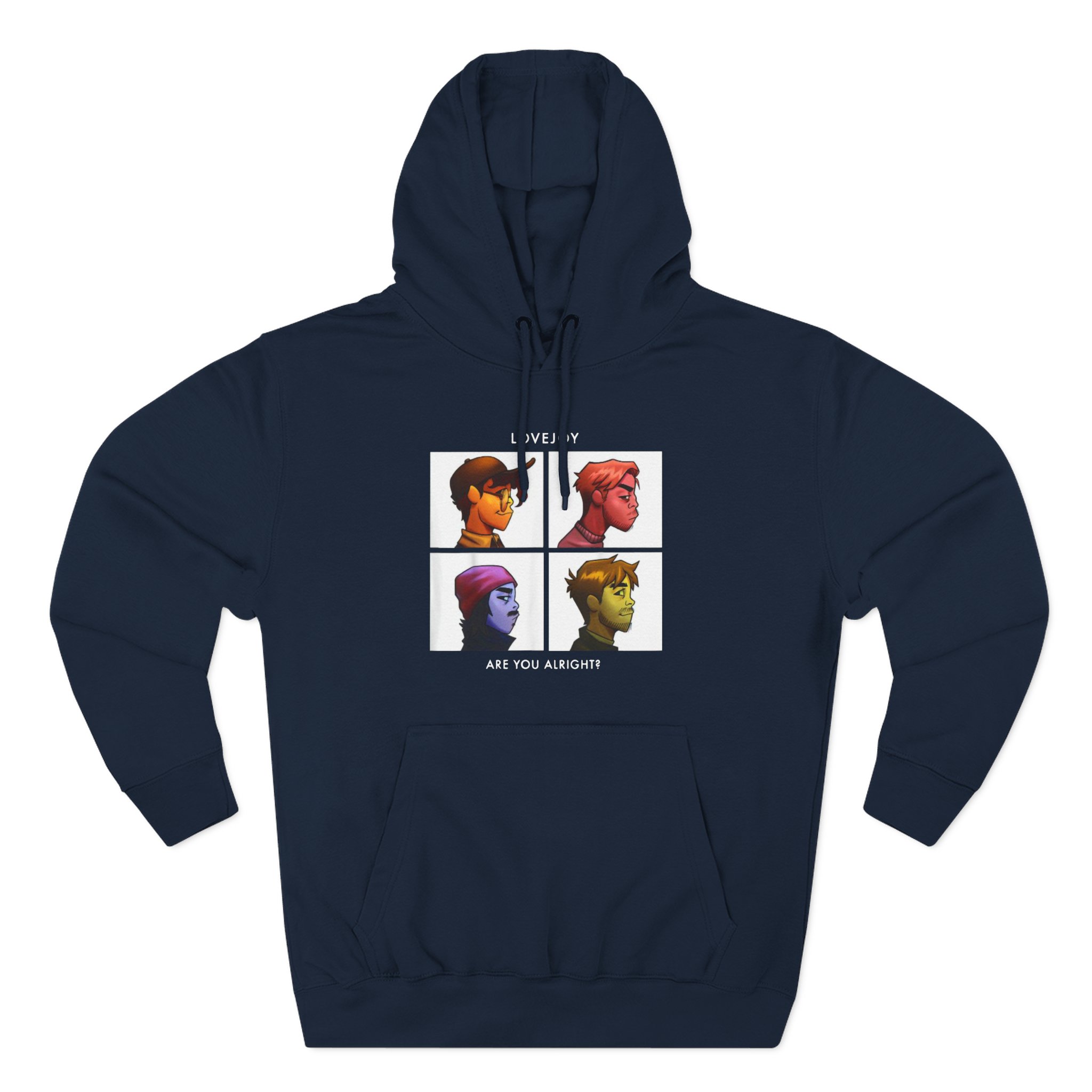 Lovejoy Are You Alright Three-Panel Fleece Hoodie