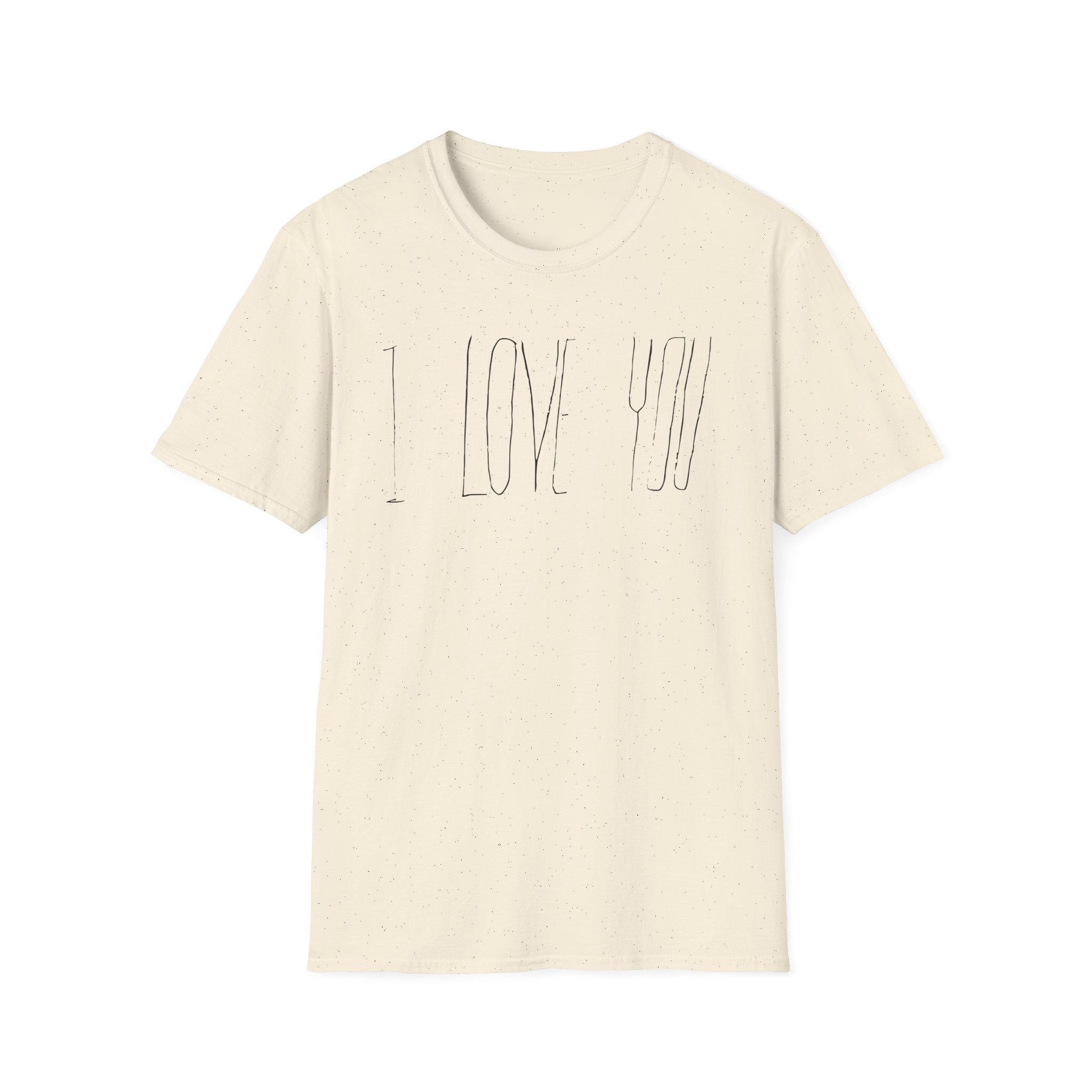 Kurt Cobain I Love You Unisex Softstyle T-Shirt