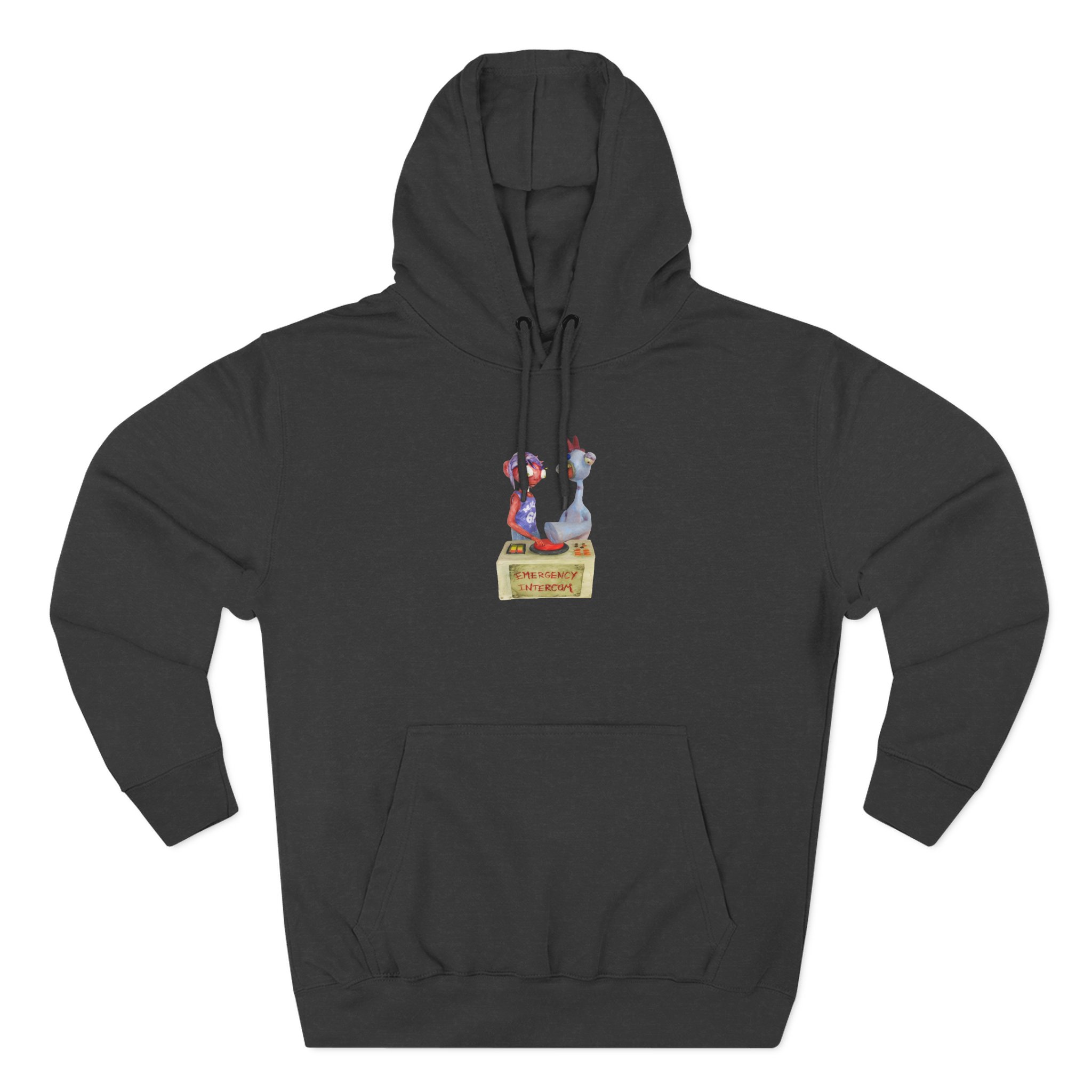 Emergency Intercom Three-Panel Fleece Hoodie