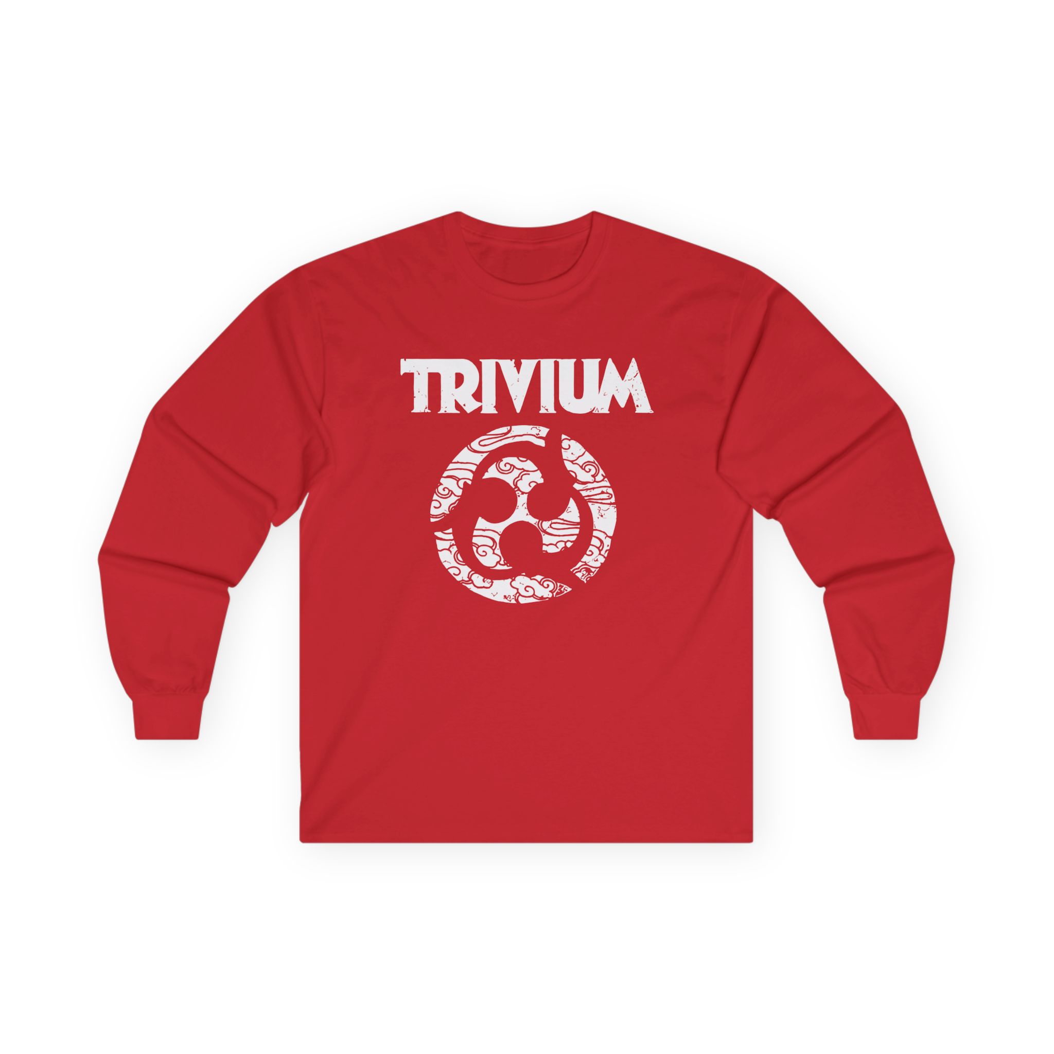 Trivium Swirl Logo Unisex Ultra Cotton Long Sleeve Tee