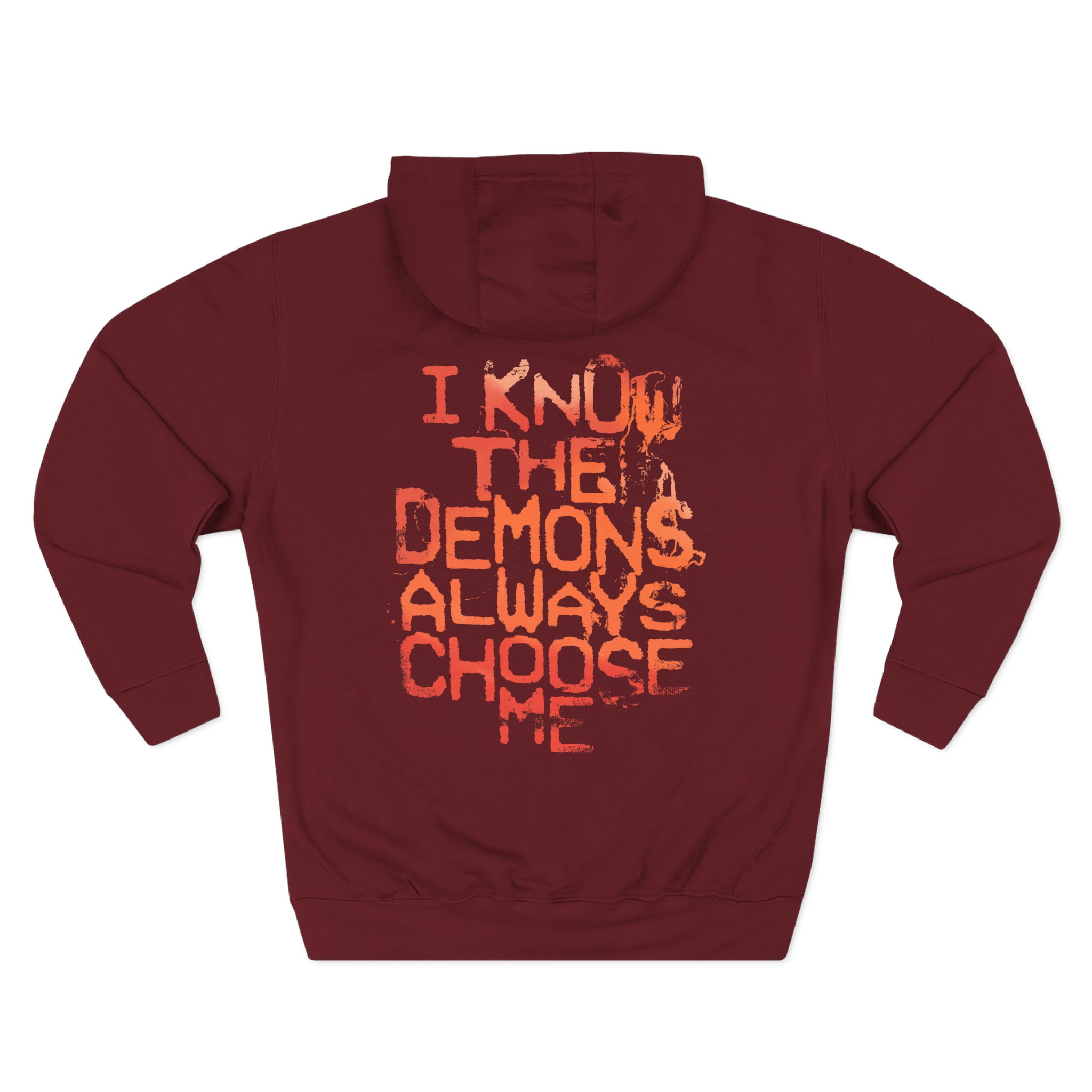Poppy Demons Three-Panel Fleece Hoodie