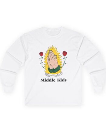 Middle Kids Praying Hands Unisex Ultra Cotton Long Sleeve Tee