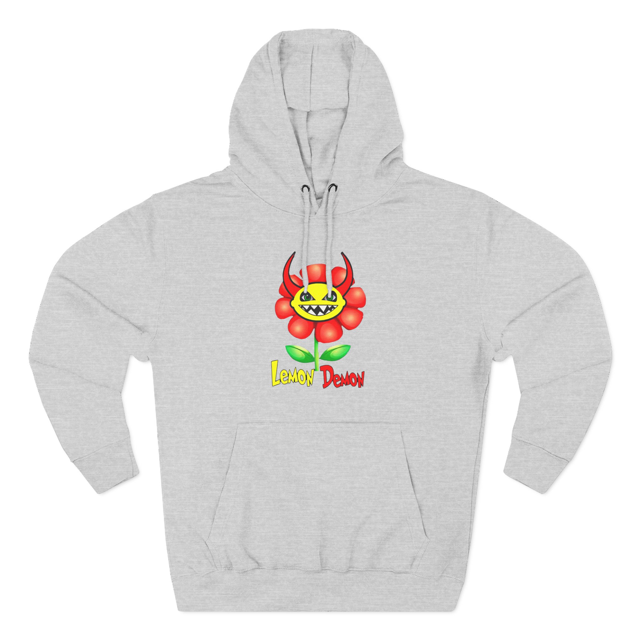 Lemon Demon Flower Three-Panel Fleece Hoodie