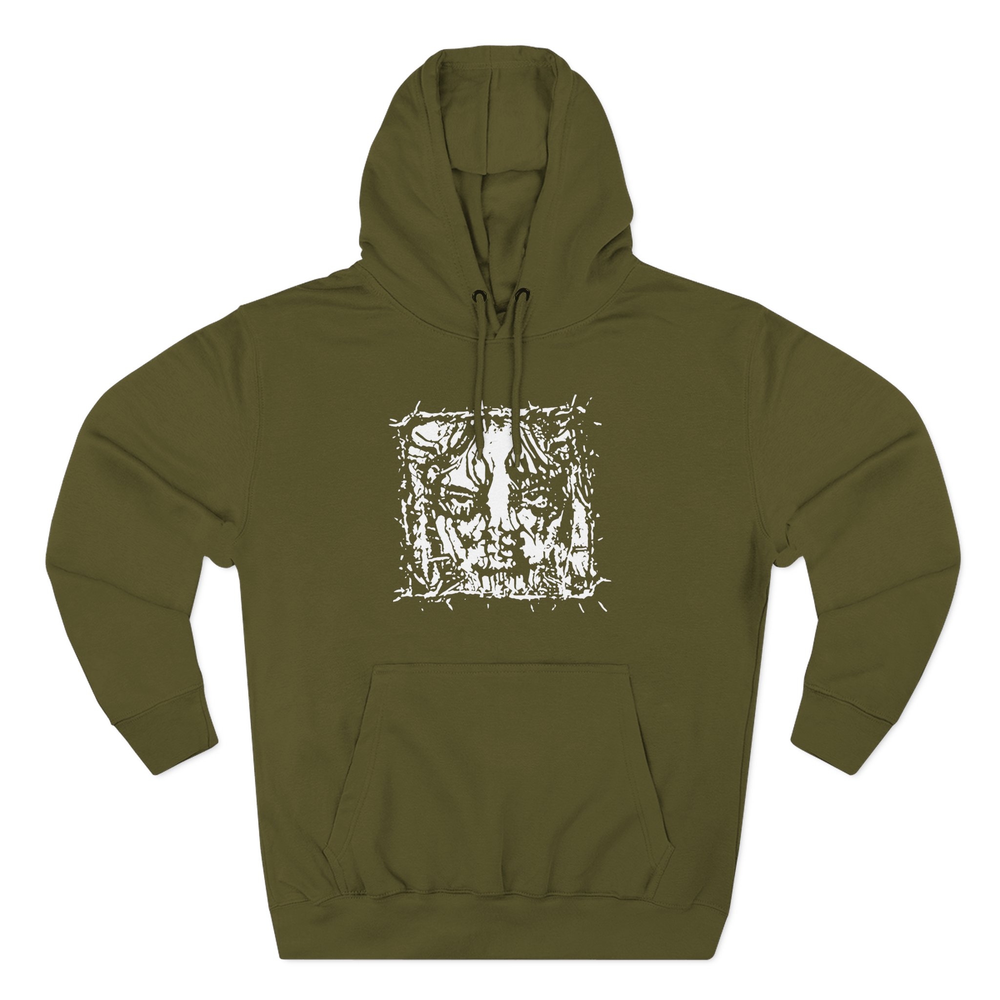 Poppy Disagree Three-Panel Fleece Hoodie