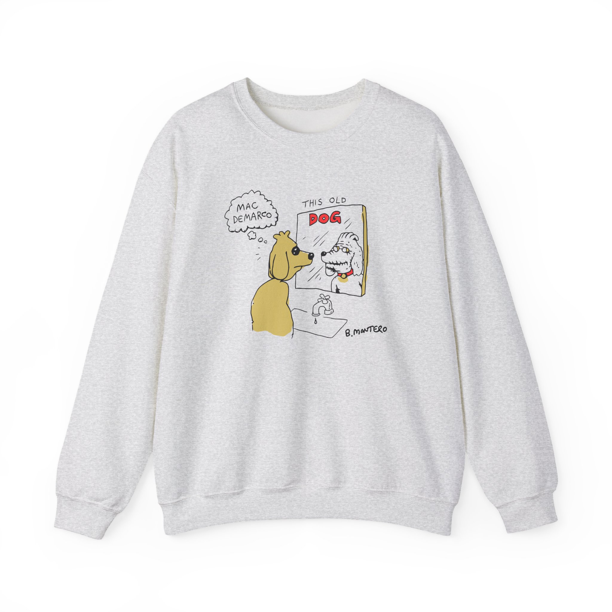 Mac Demarco Dog Mirror Unisex Heavy Blendâ„¢ Crewneck Sweatshirt