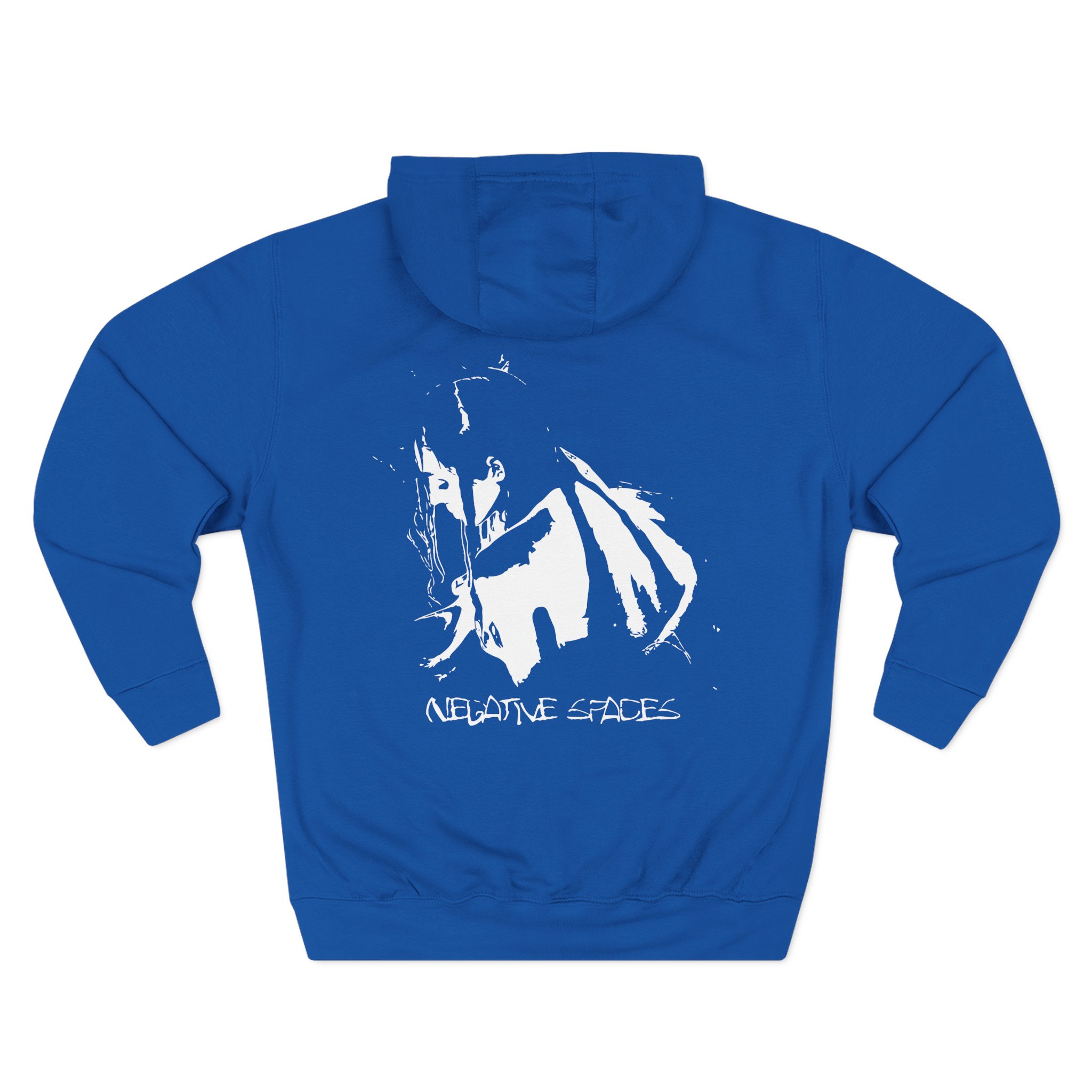 Poppy Negative Spaces Three-Panel Fleece Hoodie