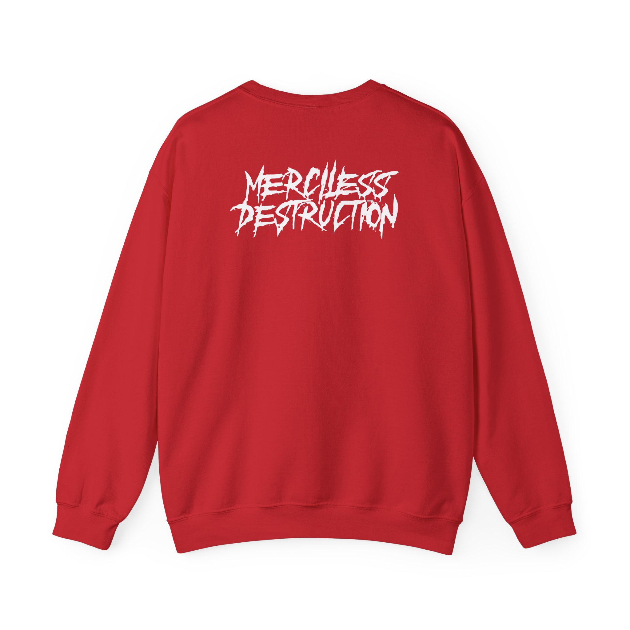 Get the Shot Merciless Destruction Unisex Heavy Blendâ„¢ Crewneck Sweatshirt