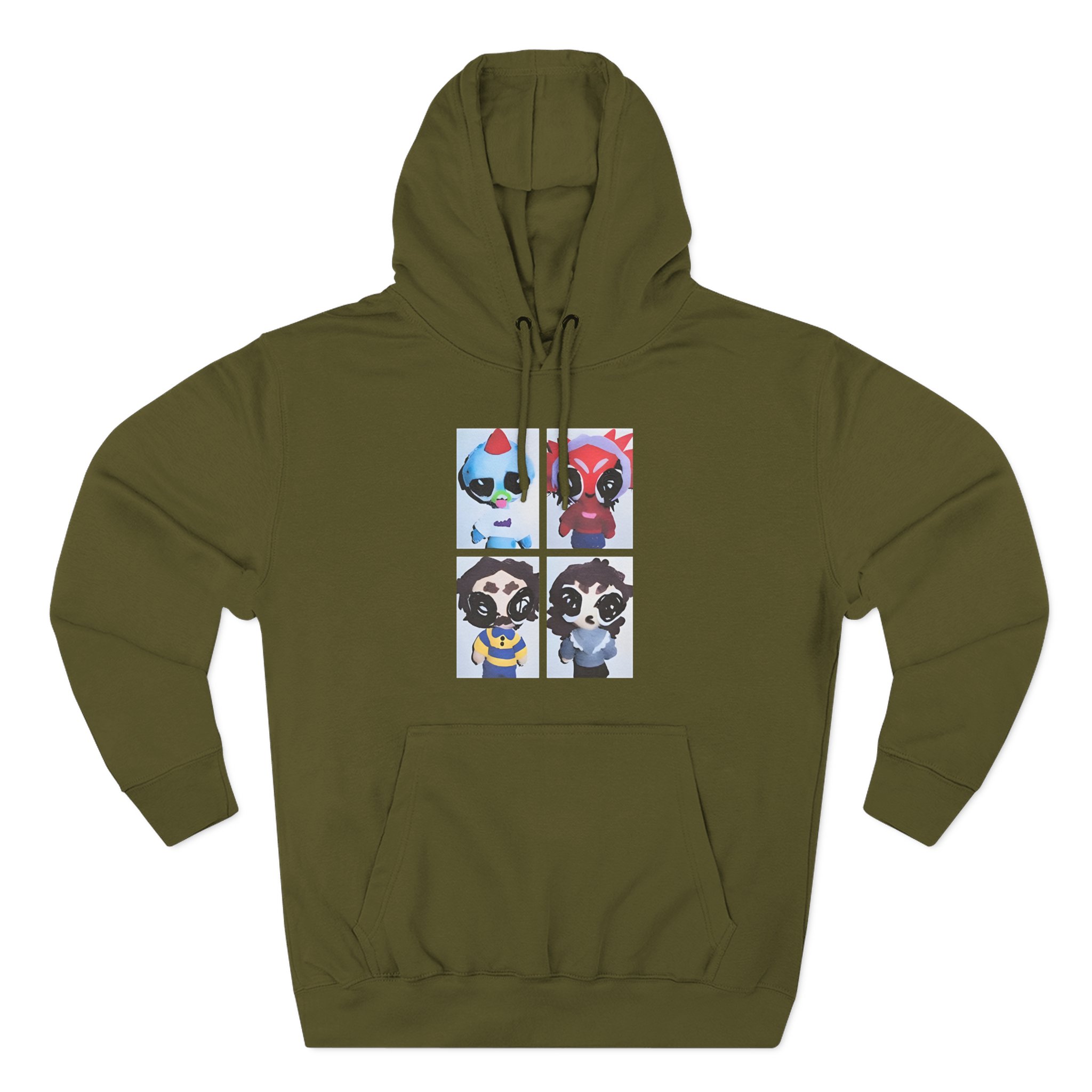 Emergency Intercom Three-Panel Fleece Hoodie