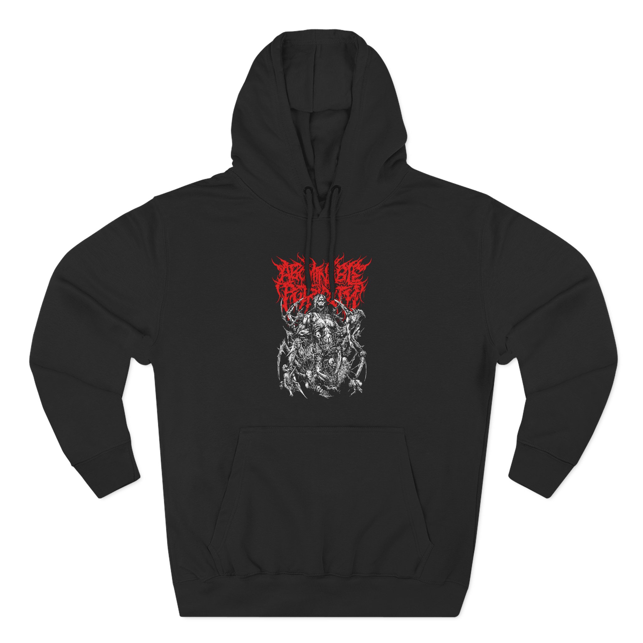 Abominable Putridity Arachnoid Impalement Three-Panel Fleece Hoodie