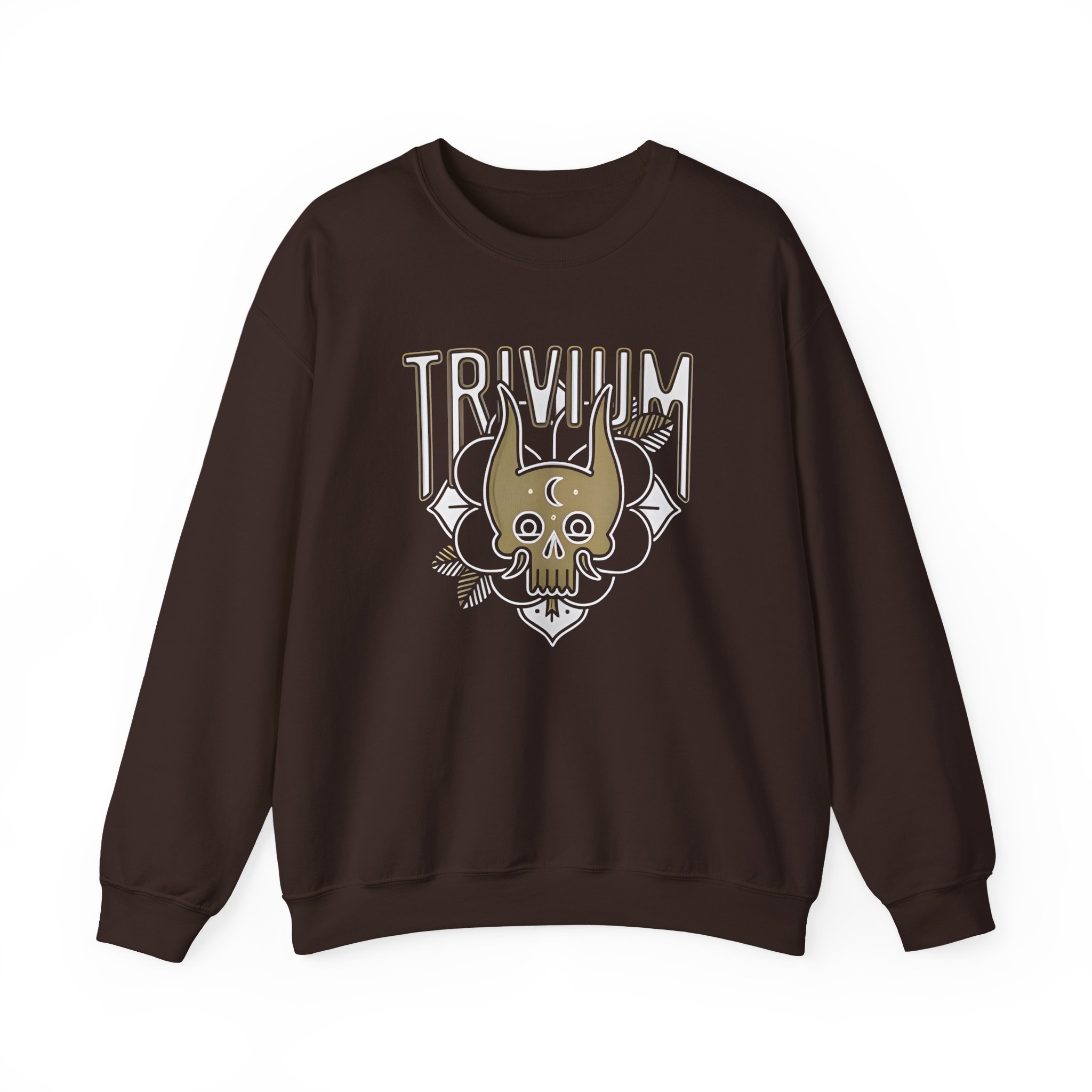 Trivium Rustic Oni Unisex Heavy Blendâ„¢ Crewneck Sweatshirt