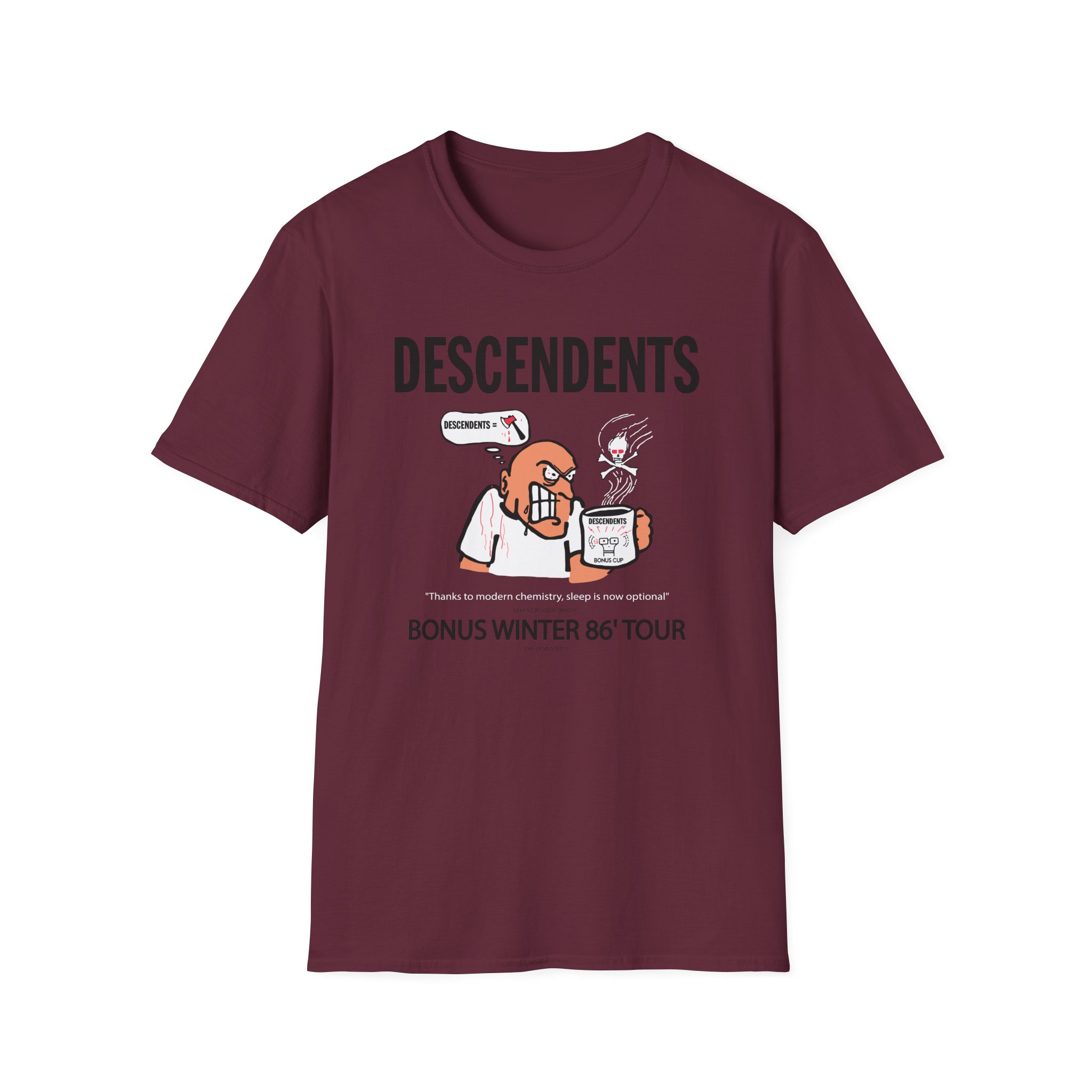 Descendents Bonus Cup '86 Tour Unisex Softstyle T-Shirt