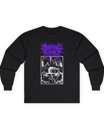 Abominable Putridity Digital Unholy Purple Logo Unisex Ultra Cotton Long Sleeve Tee