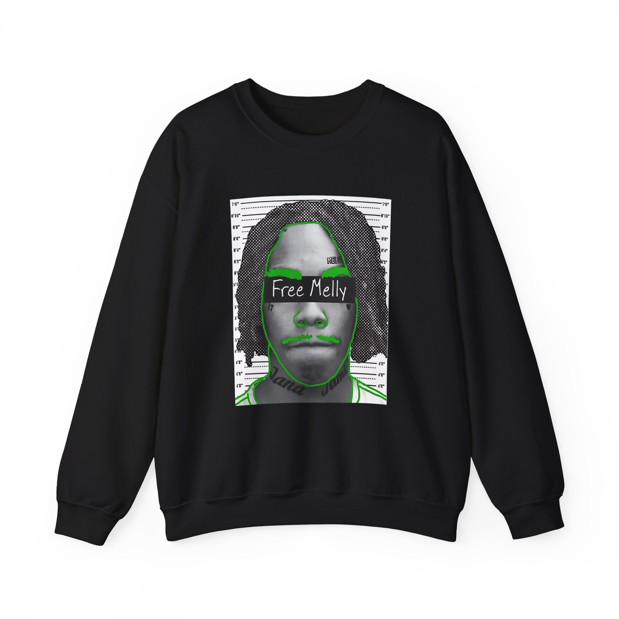 YNW Melly Free Melly Unisex Heavy Blendâ„¢ Crewneck Sweatshirt