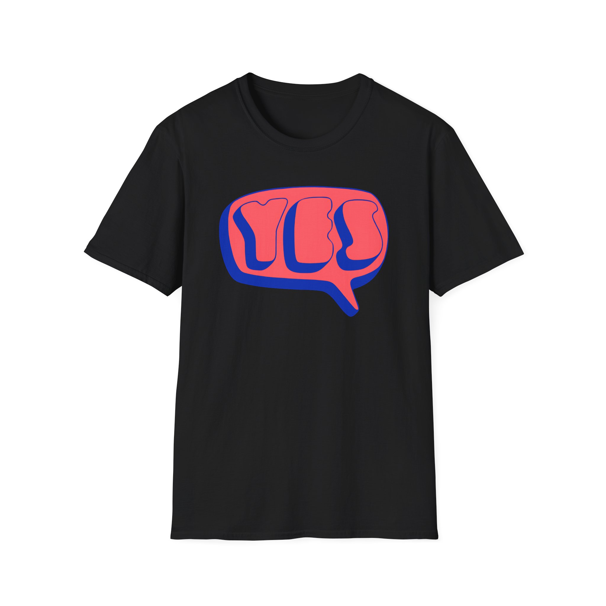 Yes Word Bubble Unisex Softstyle T-Shirt