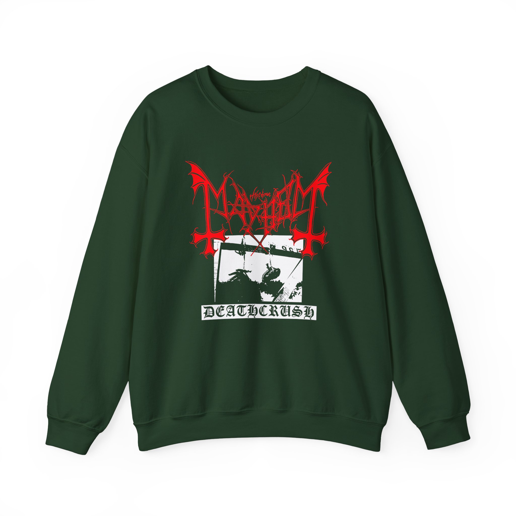 Mayhem Deathcrush Unisex Heavy Blendâ„¢ Crewneck Sweatshirt