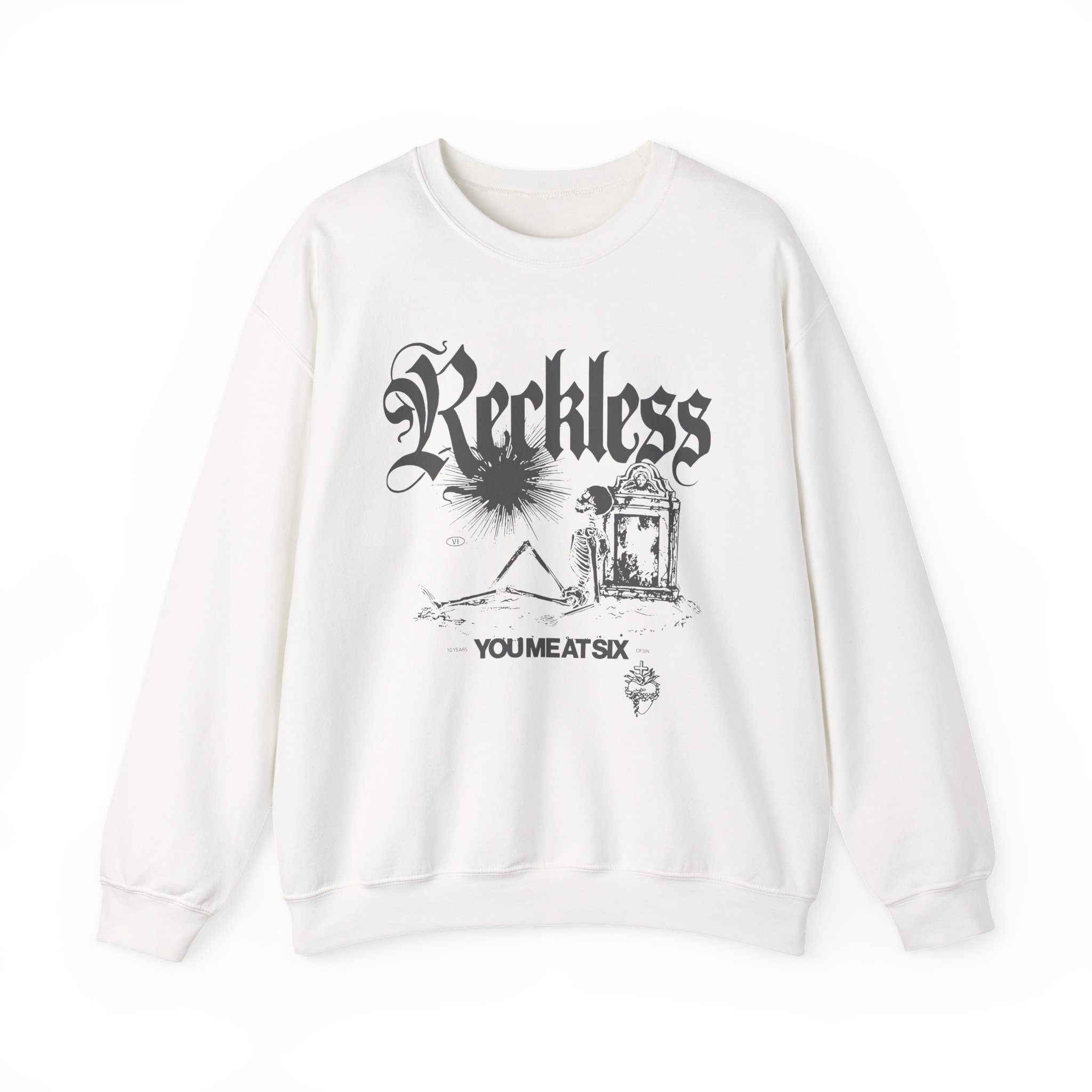 You Me at Six Reckless Unisex Heavy Blendâ„¢ Crewneck Sweatshirt