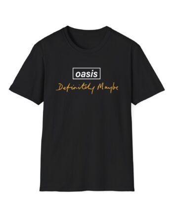 Oasis Definitely Maybe Tracklist Unisex Softstyle T-Shirt