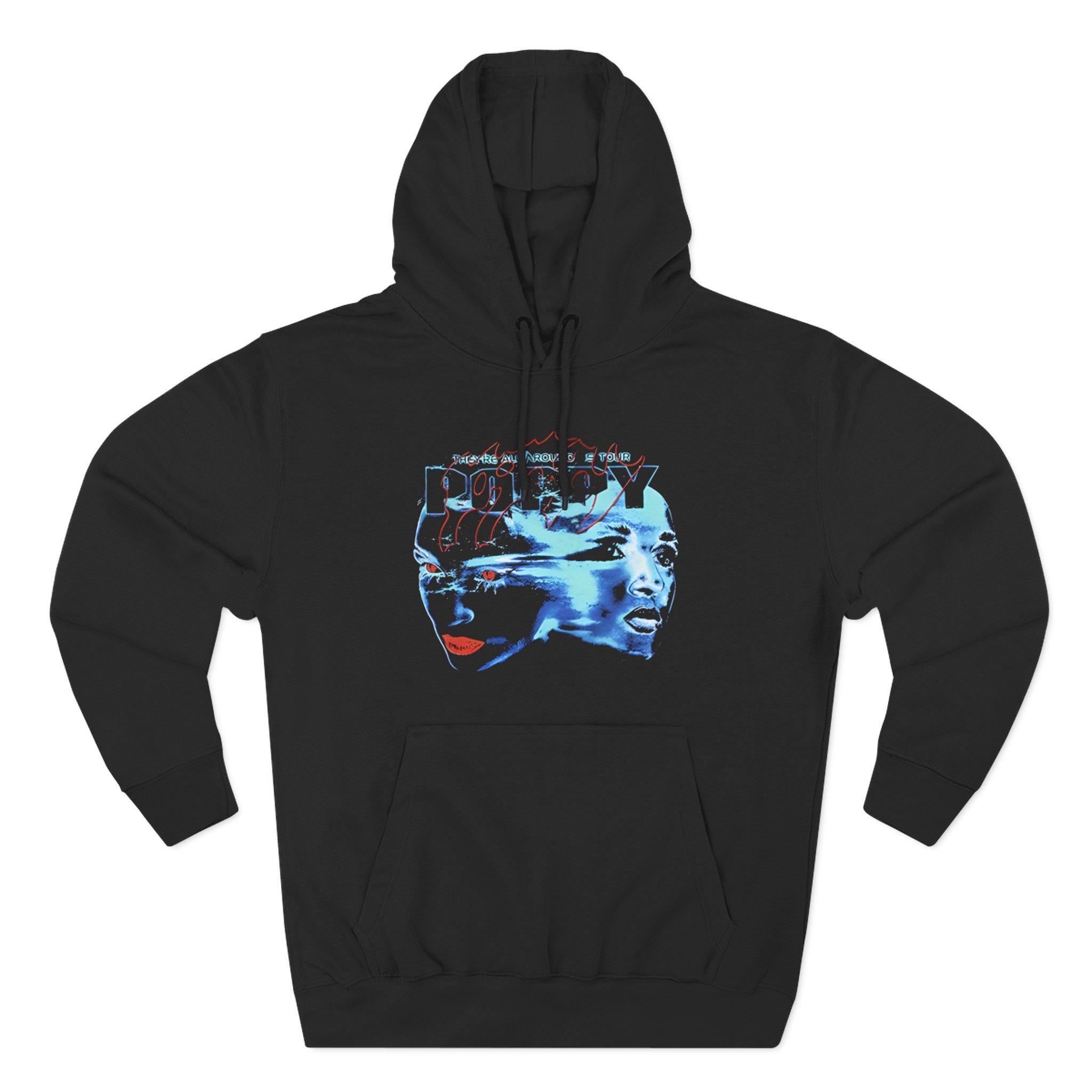 Poppy They Are All Around Us Tour Three-Panel Fleece Hoodie