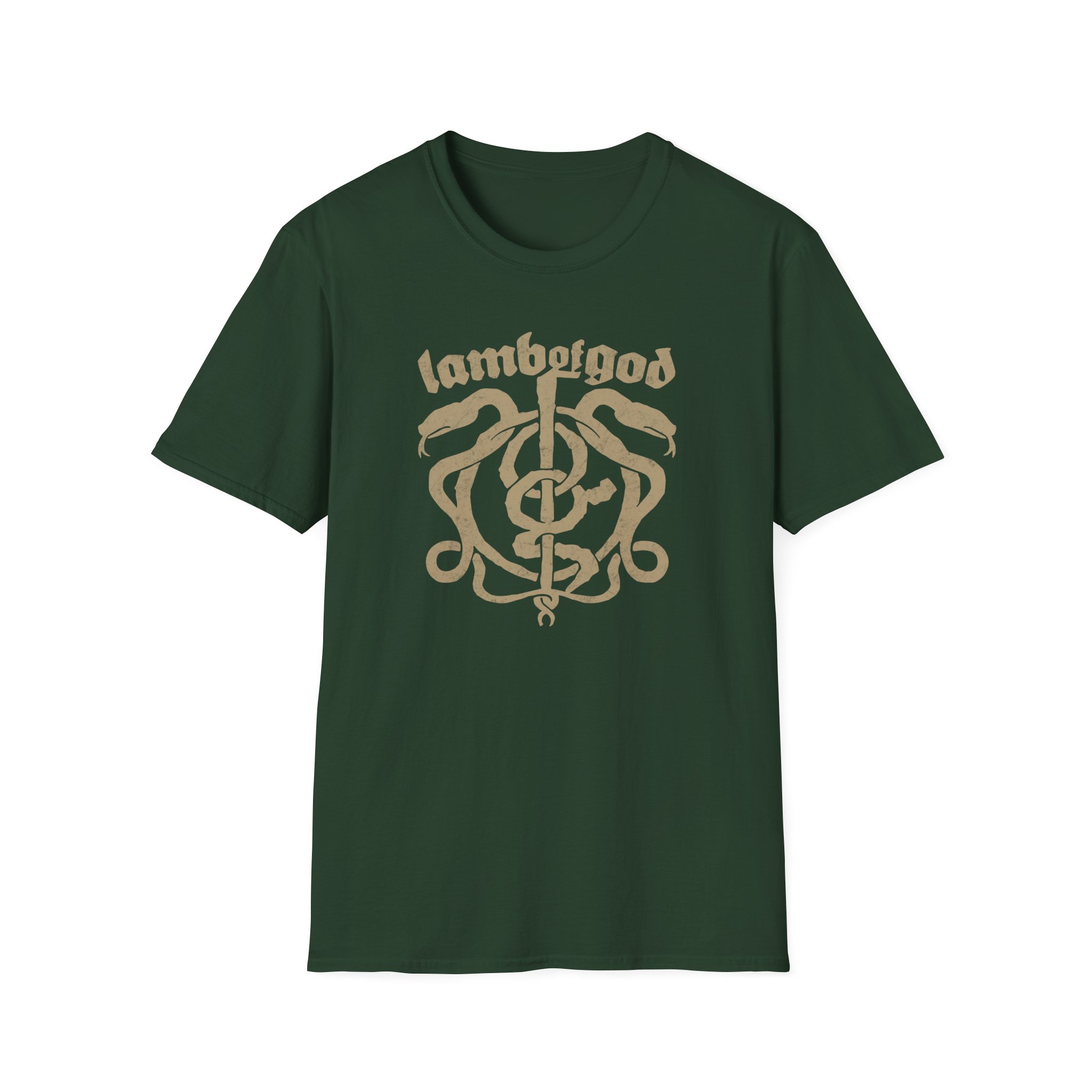 Lamb of God Congregation Snake Unisex Softstyle T-Shirt