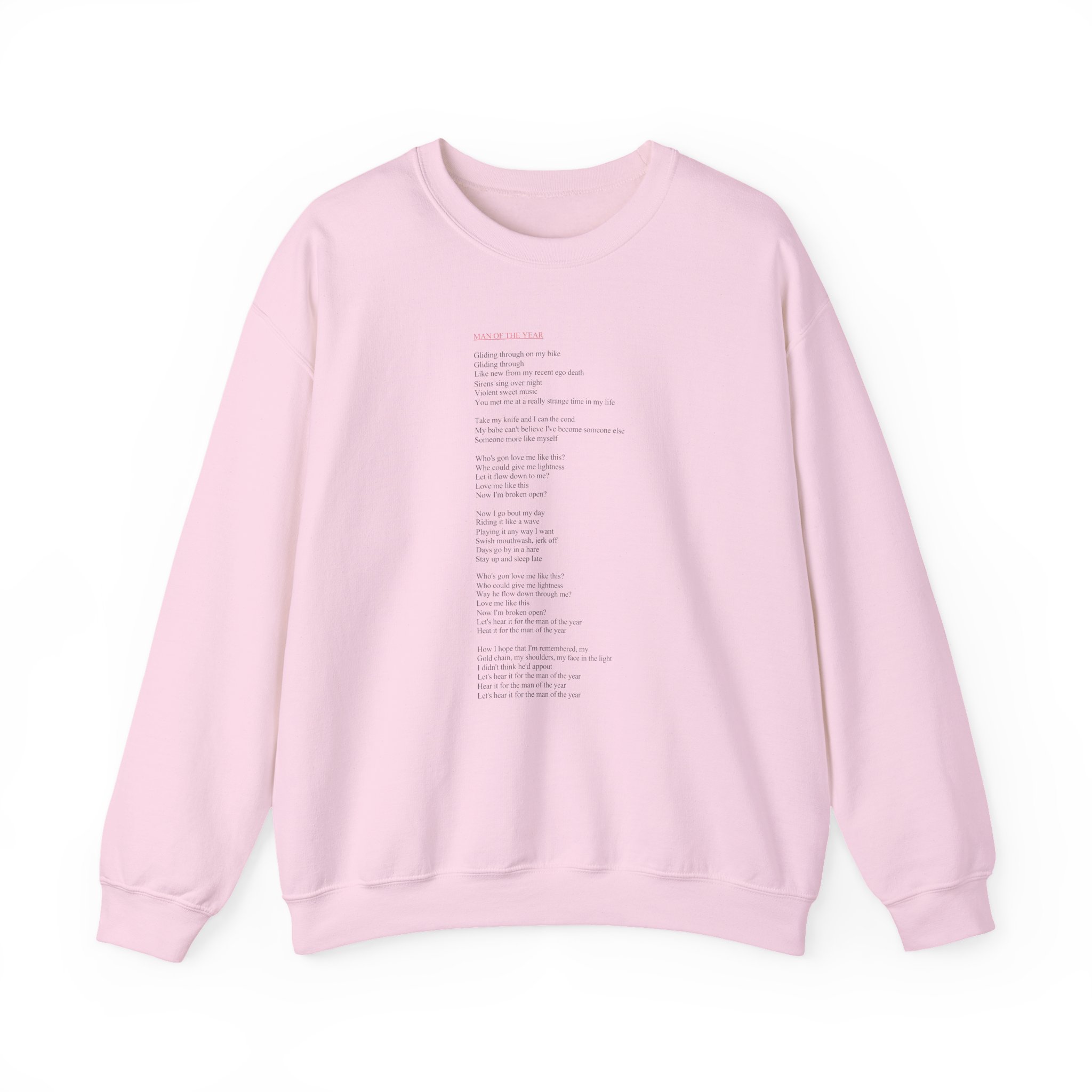 Lorde Moty Lyric Unisex Heavy Blendâ„¢ Crewneck Sweatshirt