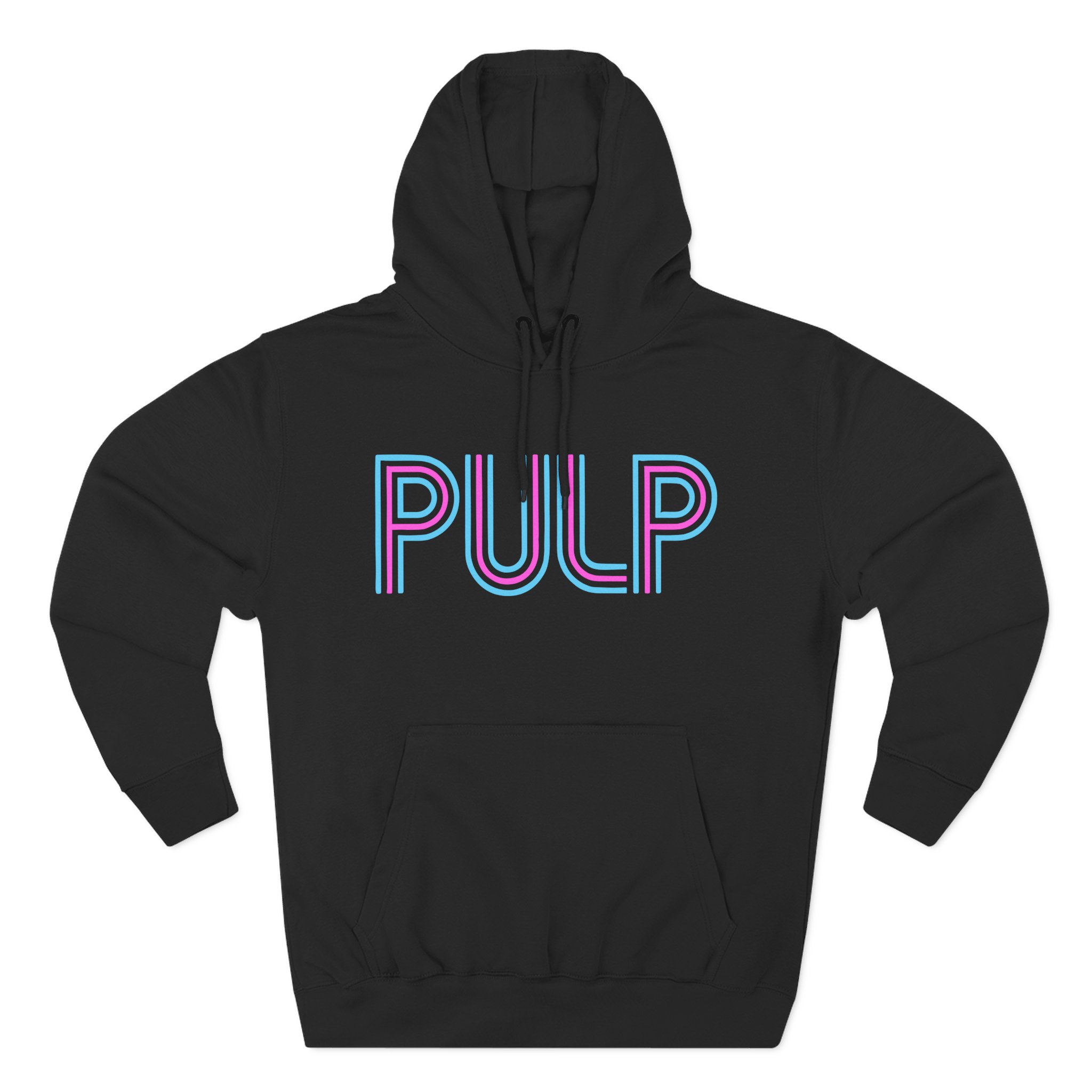 Pulp Logo Three-Panel Fleece Hoodie