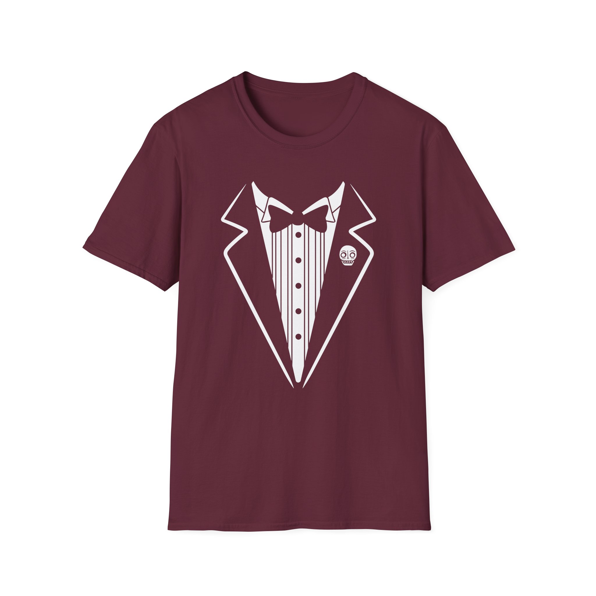 Senses Fail Martini Kiss Tux Unisex Softstyle T-Shirt