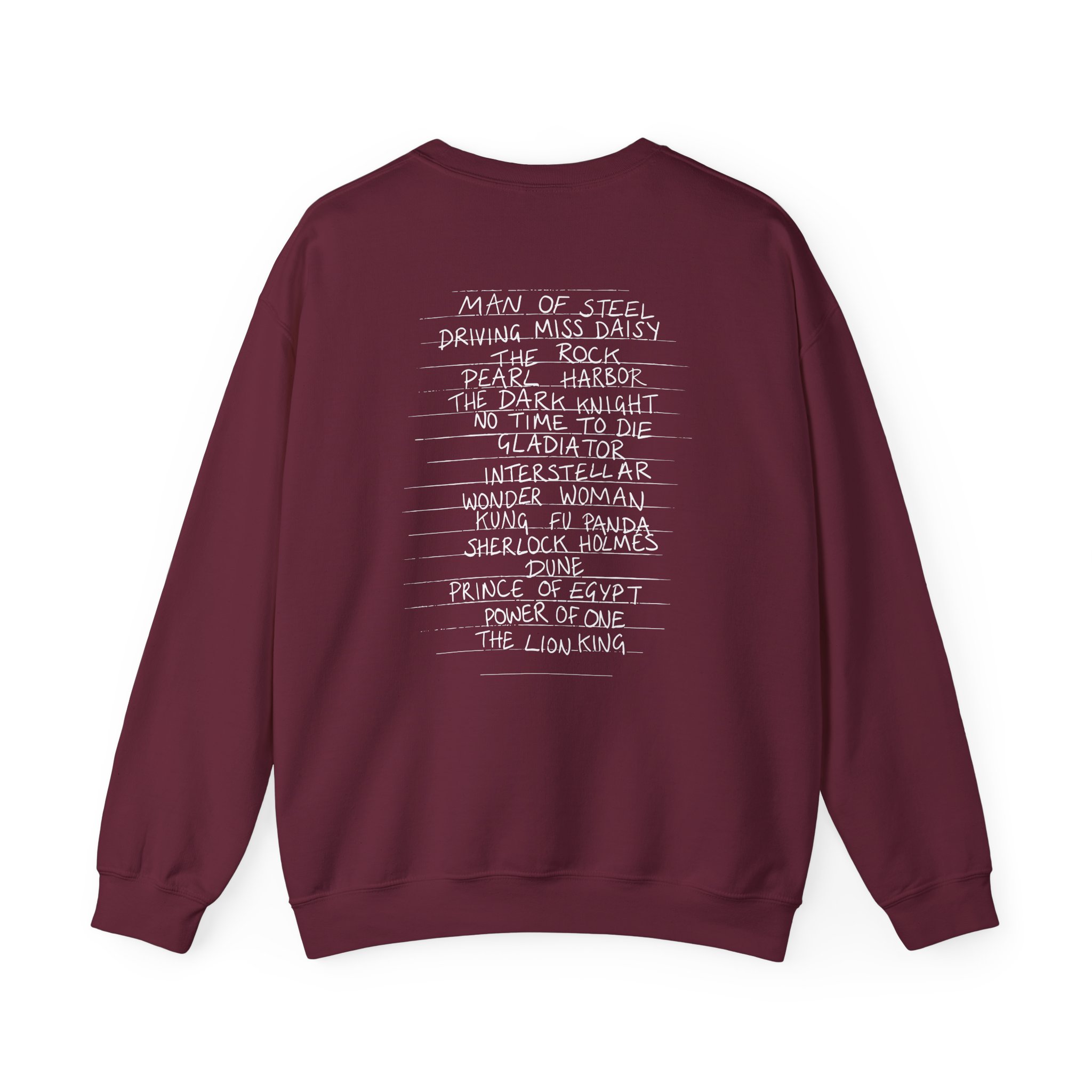 Hans Zimmer Titles Unisex Heavy Blendâ„¢ Crewneck Sweatshirt