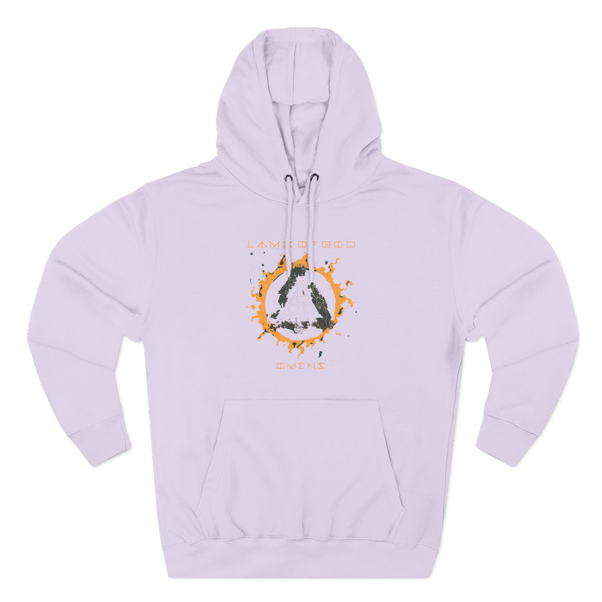 Lamb of God Omens Triangle Three-Panel Fleece Hoodie