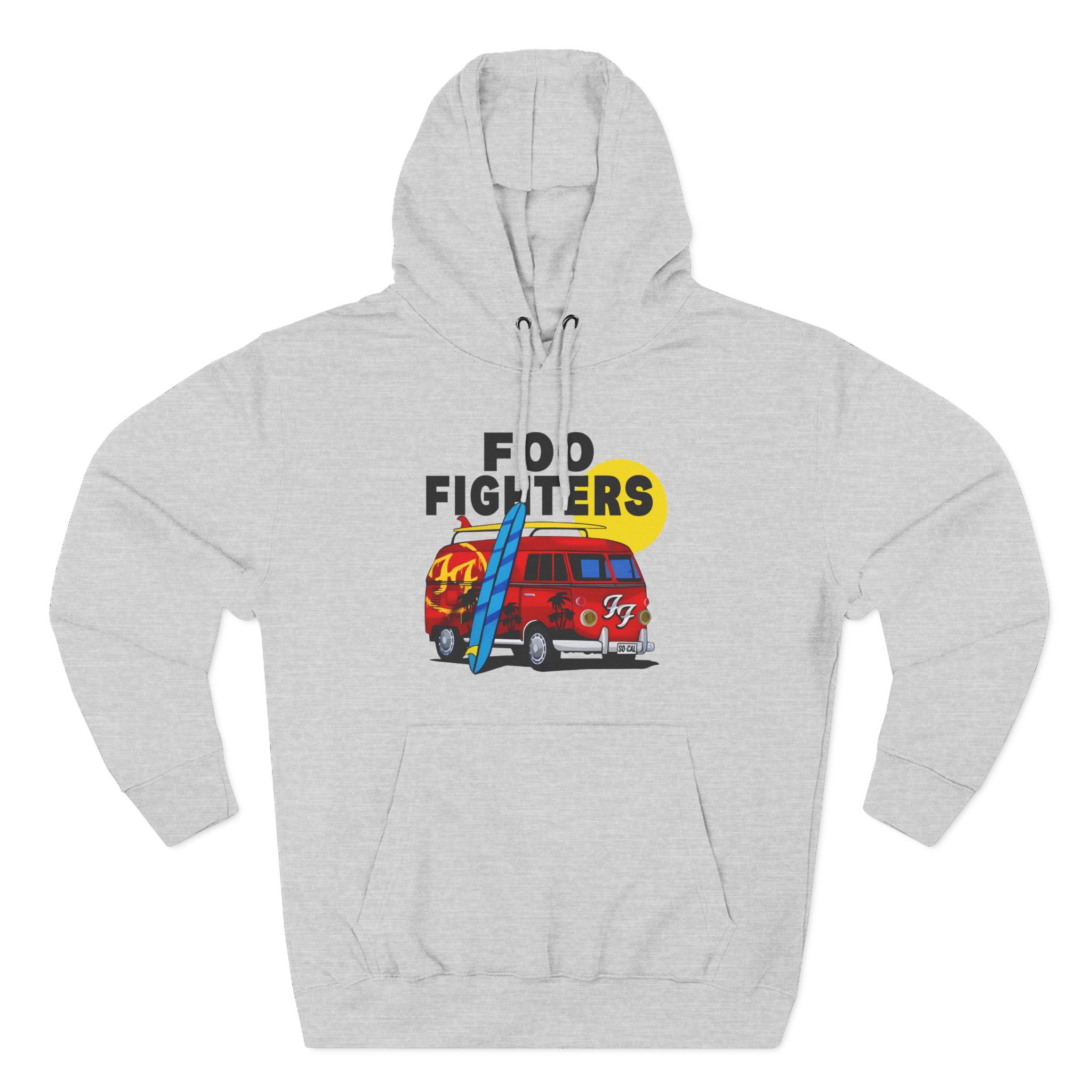 Foo Fighters Split Window Three-Panel Fleece Hoodie
