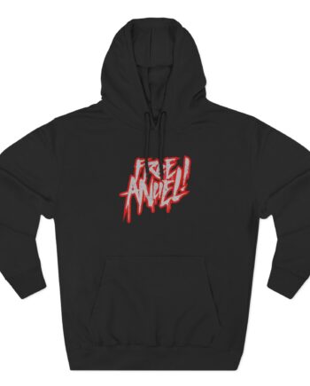 Anuel Aa Three-Panel Fleece Hoodie