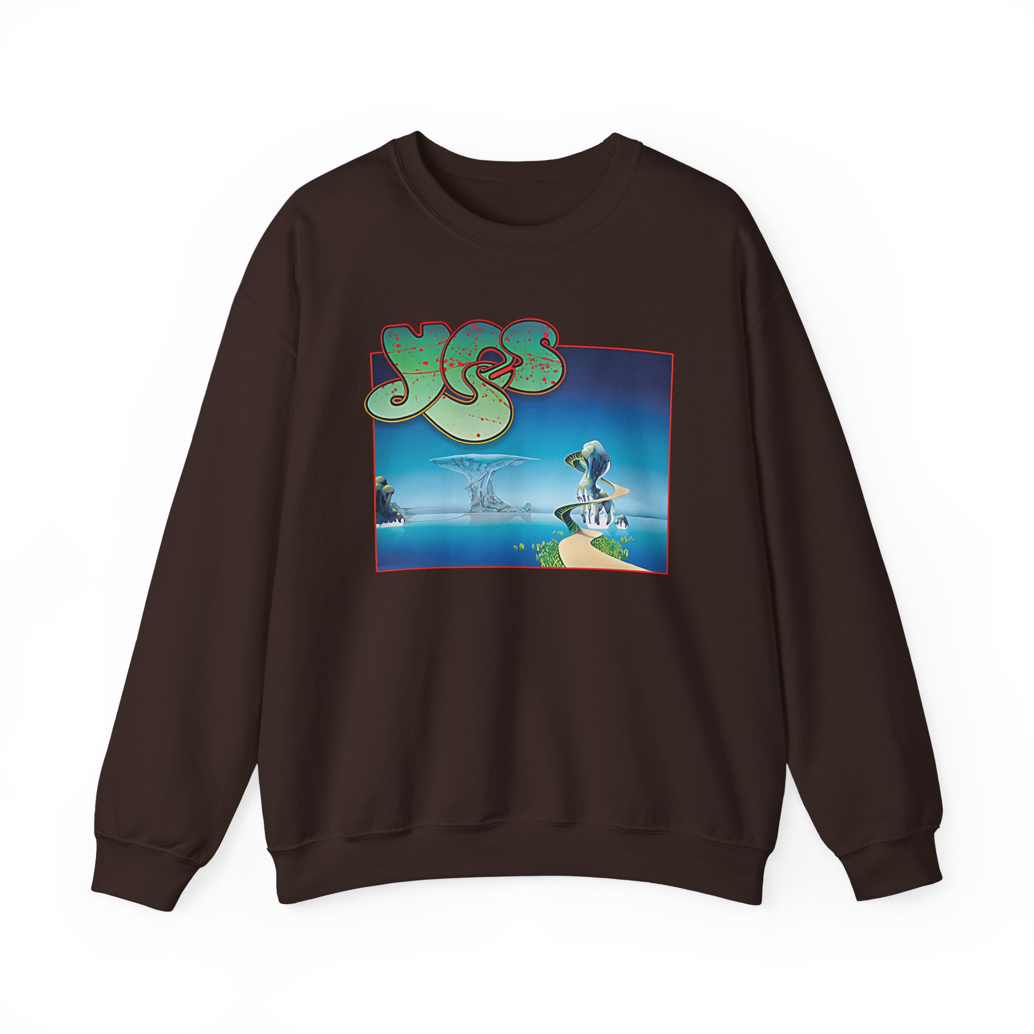 Yes Song Album Cover Unisex Heavy Blendâ„¢ Crewneck Sweatshirt