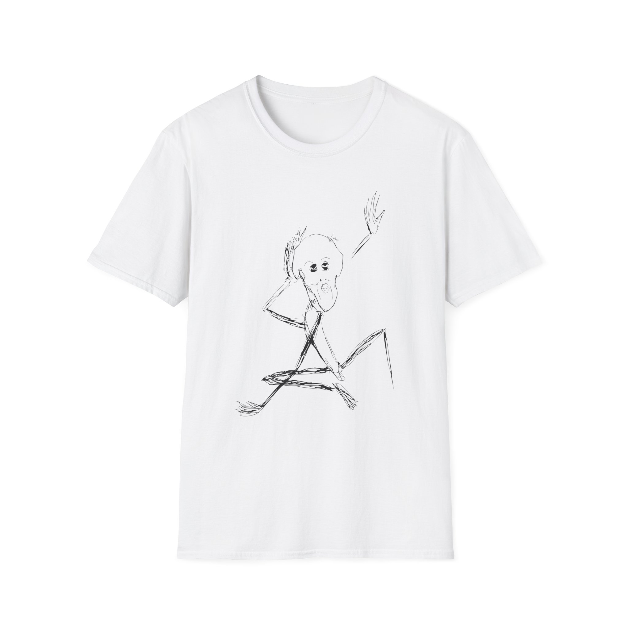 Kurt Cobain Thin Man 2 Unisex Softstyle T-Shirt