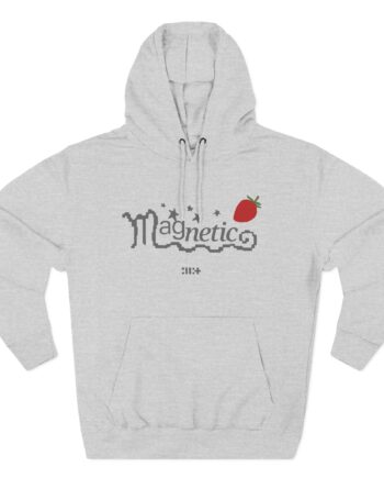 ILLIT Magnetic Logo Three-Panel Fleece Hoodie