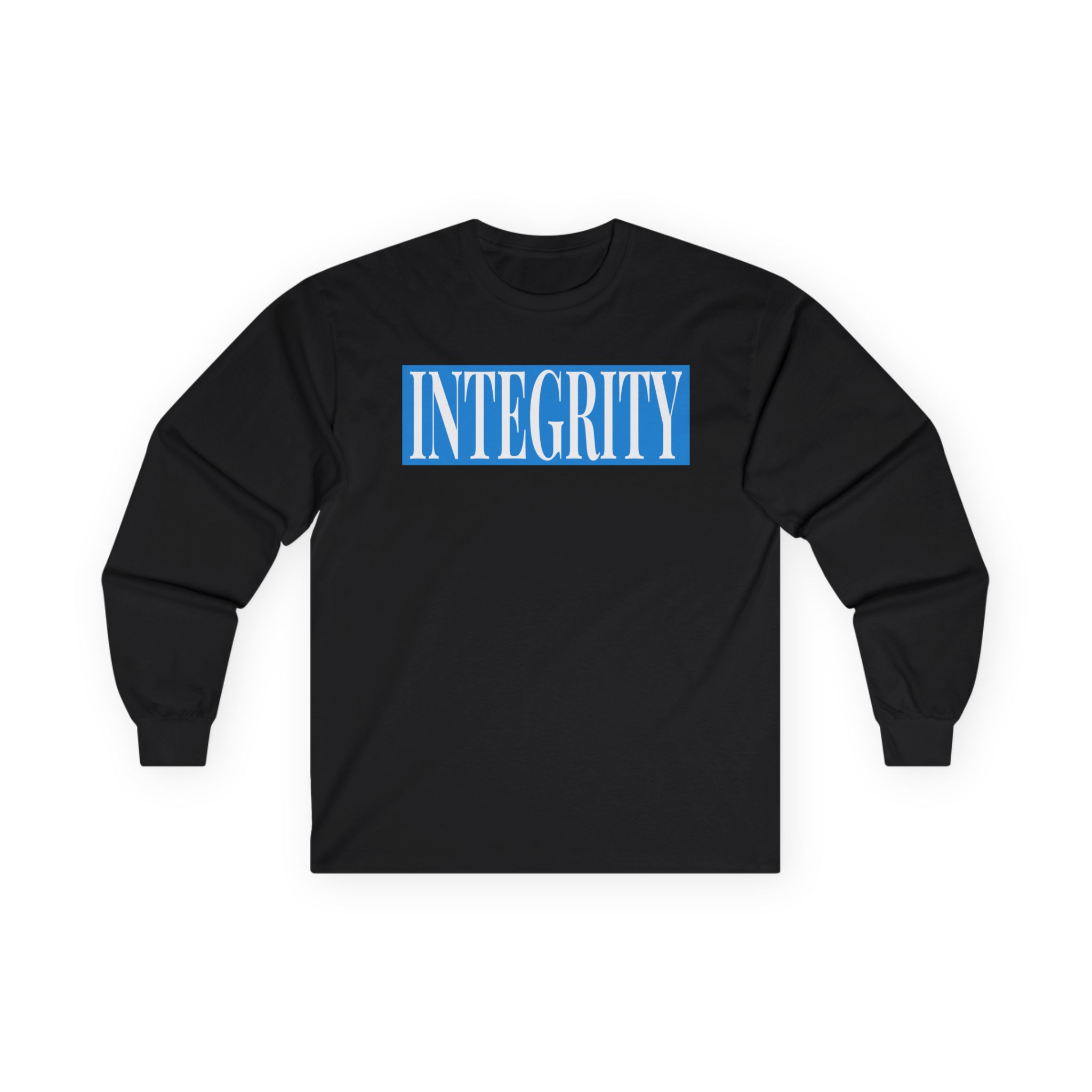 Integrity In Contrast Unisex Ultra Cotton Long Sleeve Tee