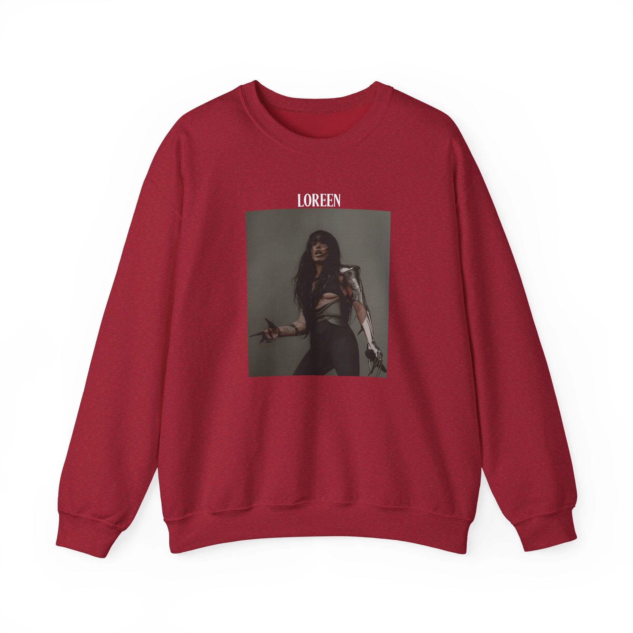 Loreen Photo Unisex Heavy Blendâ„¢ Crewneck Sweatshirt